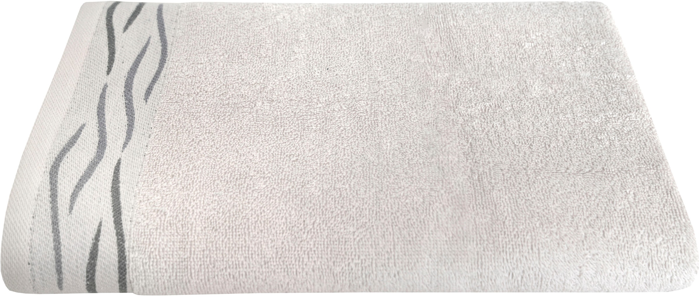 Dyckhoff Duschtuch "Wave" mit Jacquard-Bordüre