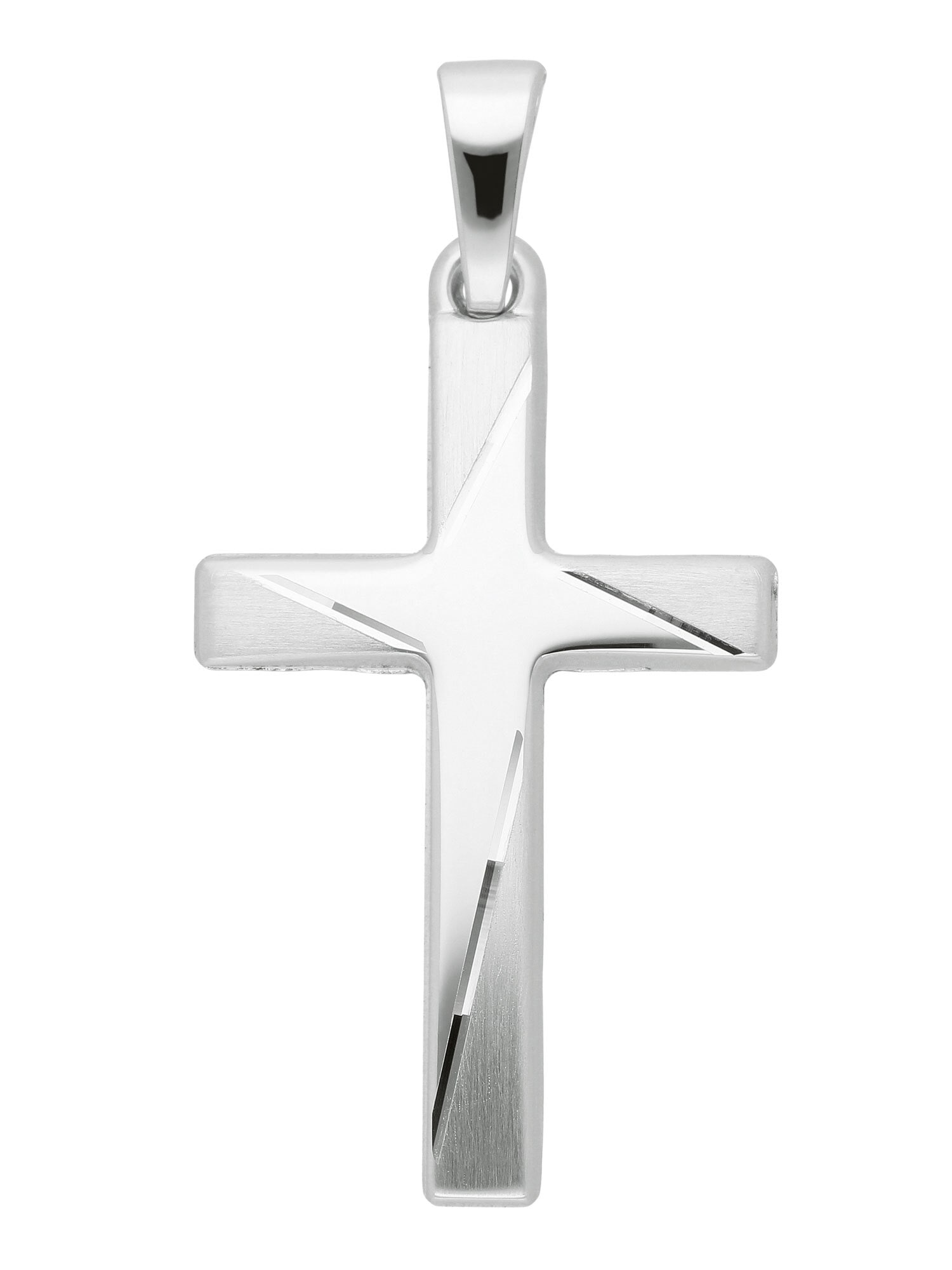 Adelia´s Kettenanhänger »333 Weißgold Kreuz Anhänger«, Goldschmuck für Damen  & Herren | BAUR
