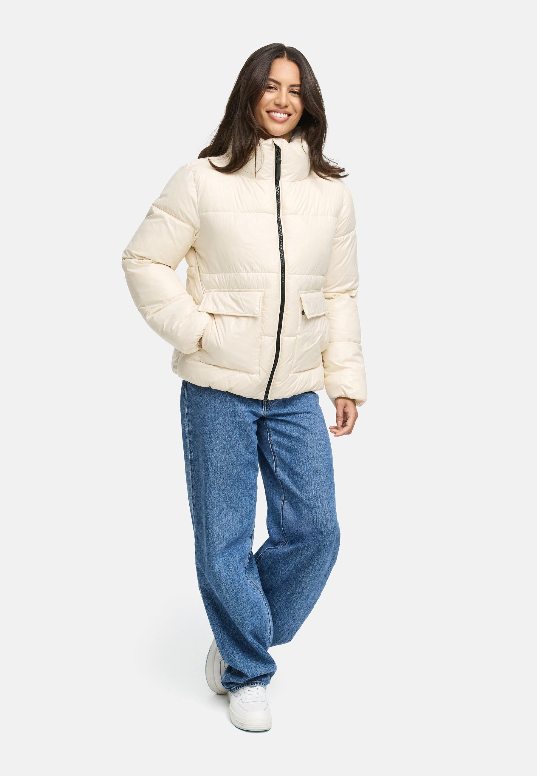 Navahoo Kurzjacke »Eispracht 14«, ohne Kapuze, Kurze gesteppte Damen Winterjacke