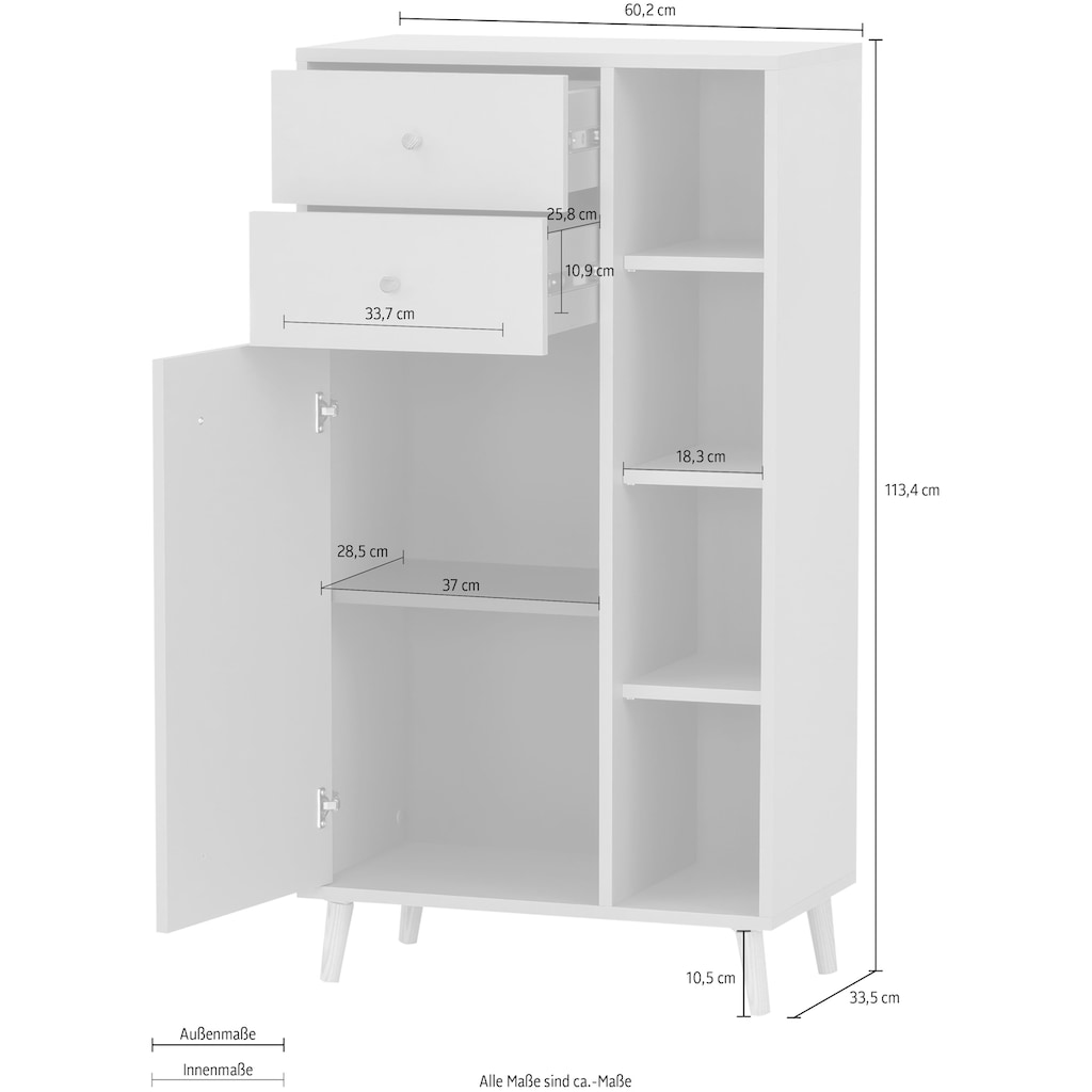 Schildmeyer Midischrank »Bjarne«