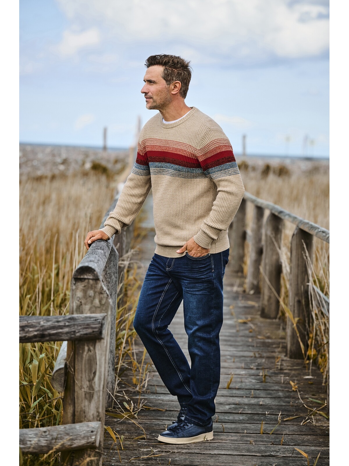 Babista Rundhalspullover »Pullover ALVARIO«