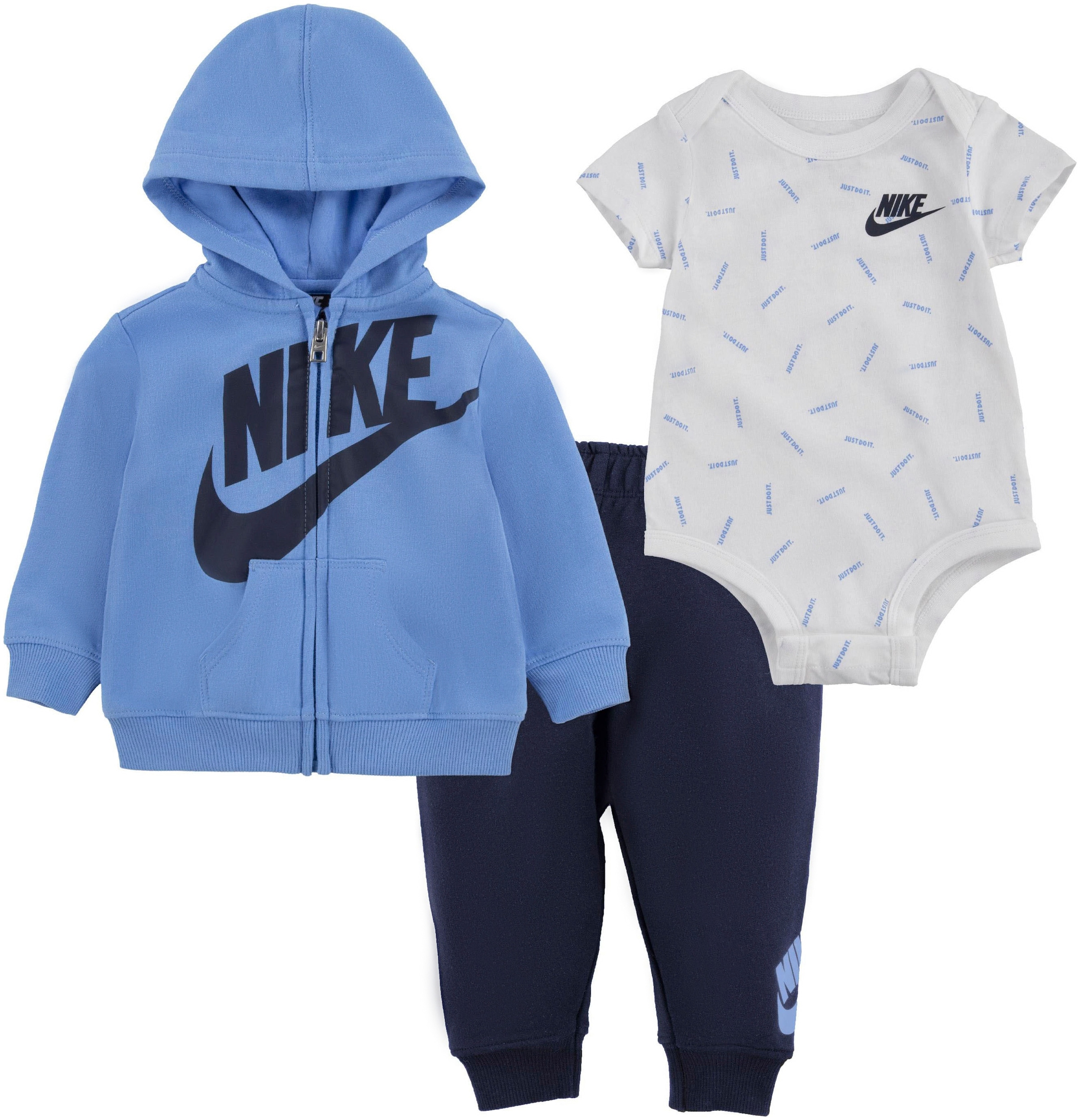 Nike Sportswear Erstausstattungspaket "JDI TOSS 3PC FZ PANT SET"