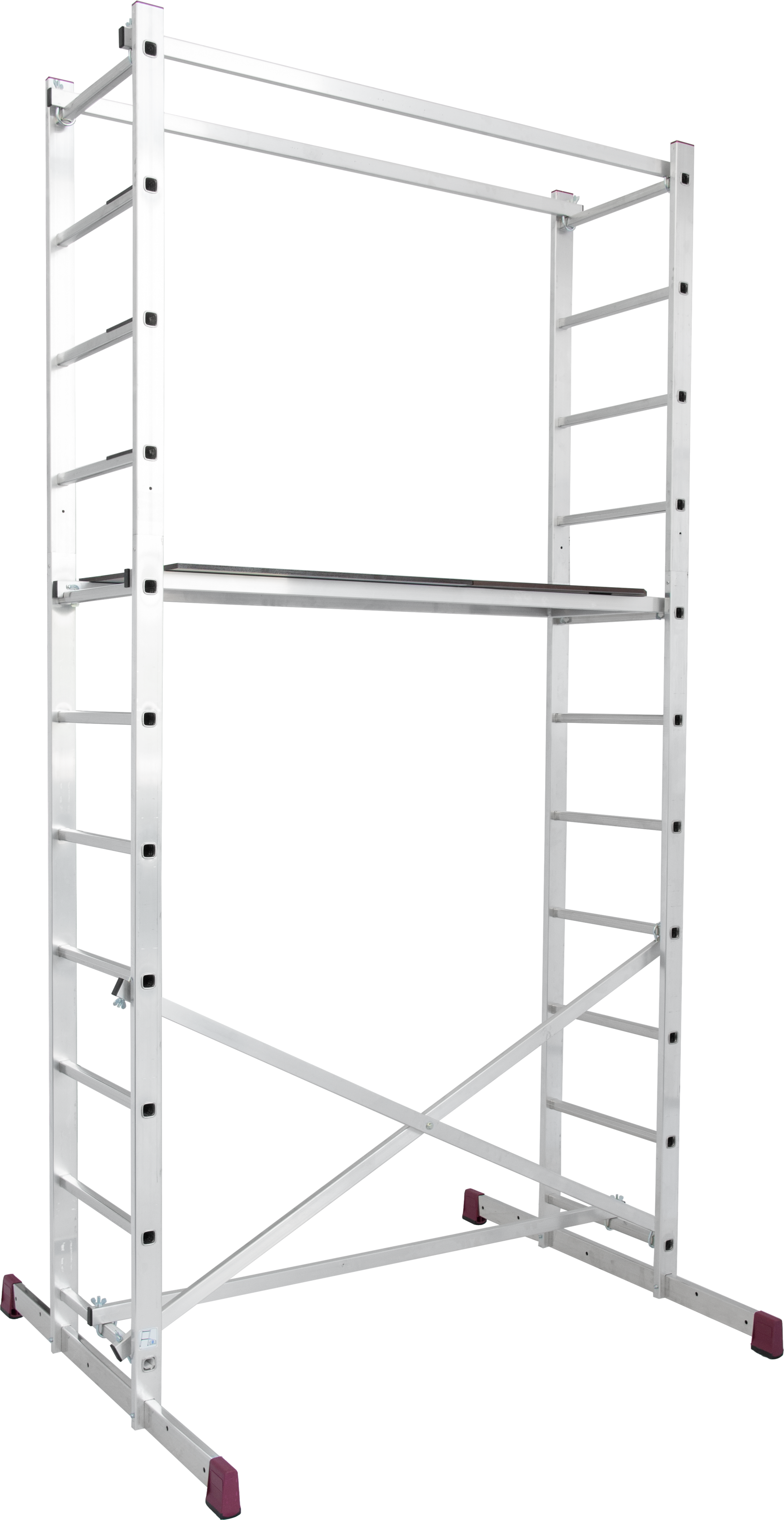 KRAUSE Arbeitsgerüst »CORDA«, Montagegerüst mit rutschsicherer Belagbühne 1,50 x 0,56 m
