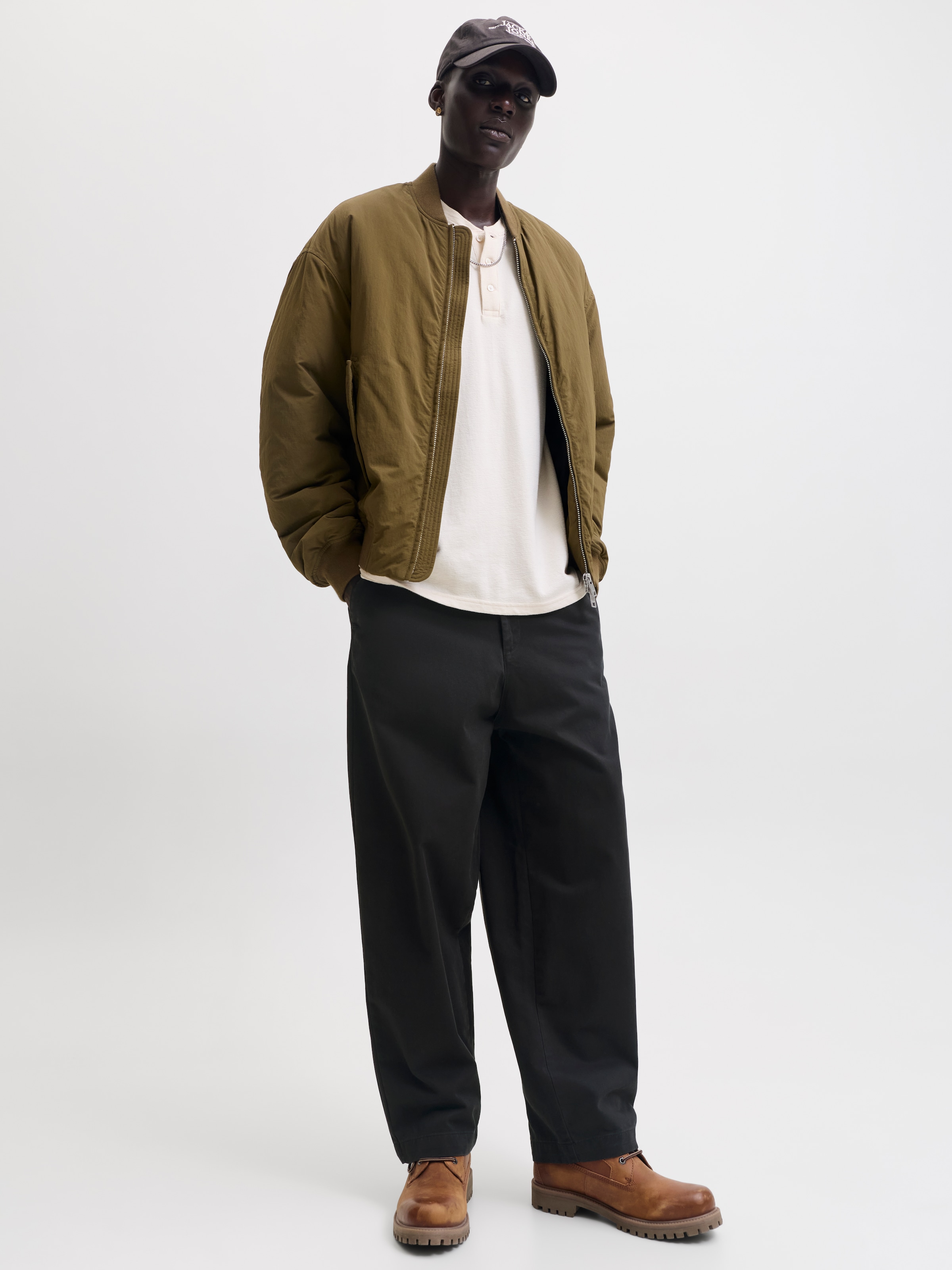 Jack & Jones Schlupfhose »JPSTEVAN ELVARO JOGGER SN«  Baumwolle, barrel fit