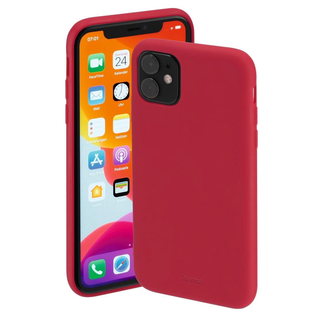 Smartphone-Hülle »Cover, Hülle für Apple iPhone 11 Smartphone-Cover "Finest Feel"«,...