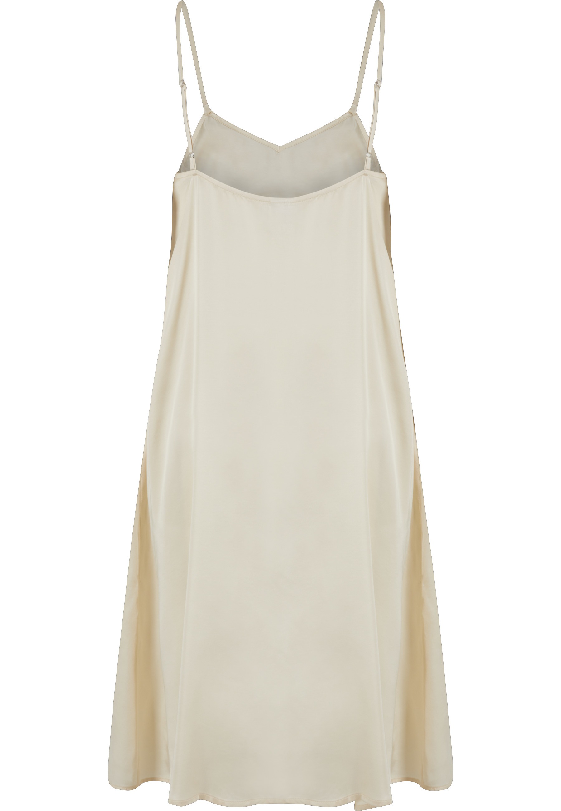 URBAN CLASSICS Shirtkleid »Urban Classics Damen Ladies Viscose Satin Slip Dress« 1 Stk. tlg.