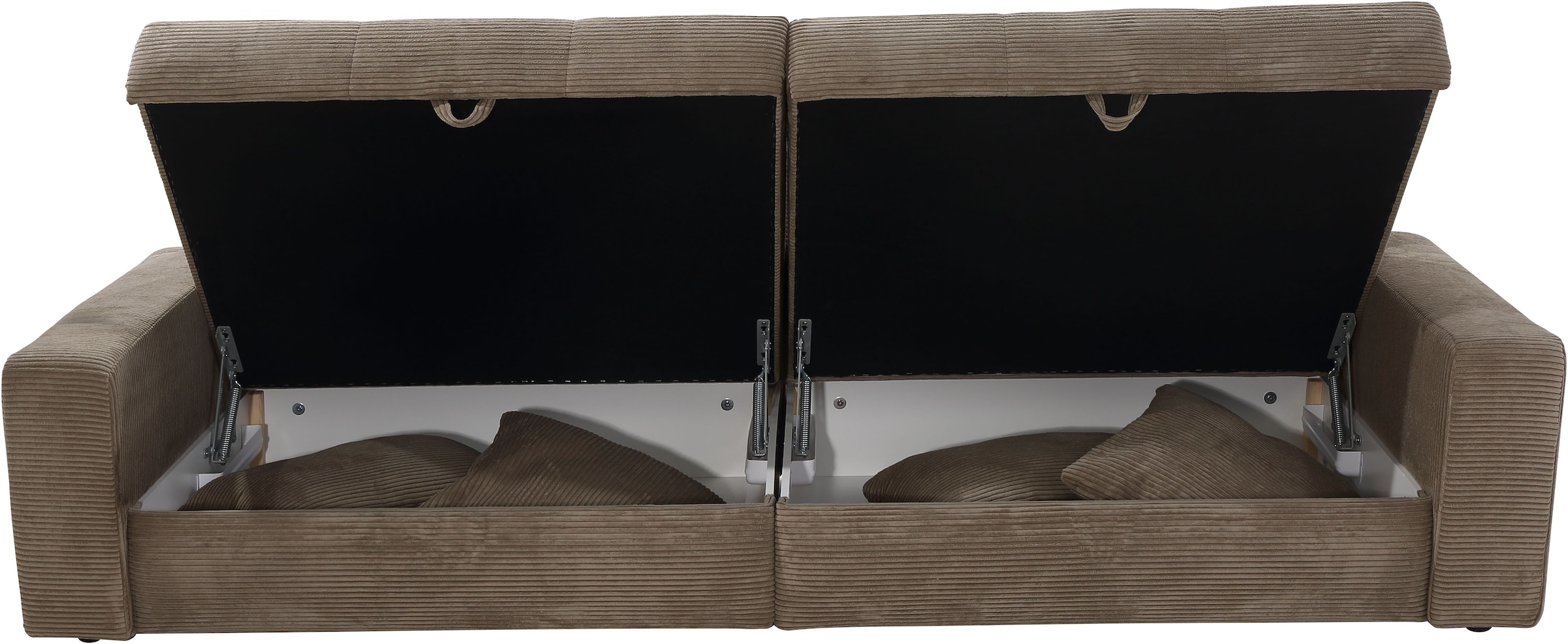 Jockenhöfer Gruppe Big-Sofa »Space« XXL, B: 284cm, 2x großer Stauraum, Wellenfederung, inkl. Kissen