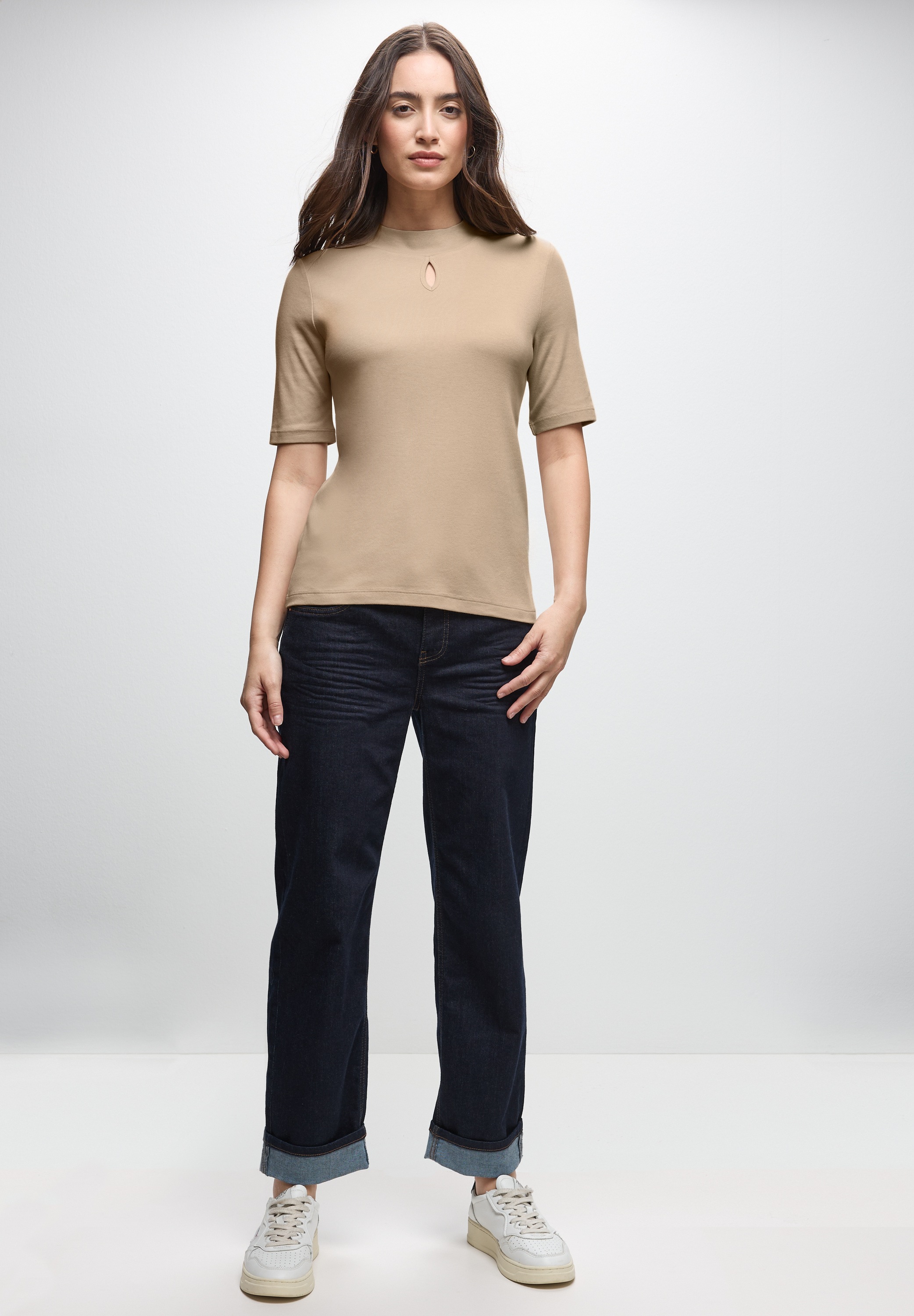 STREET ONE T-Shirt, im soften Baumwoll-Mix