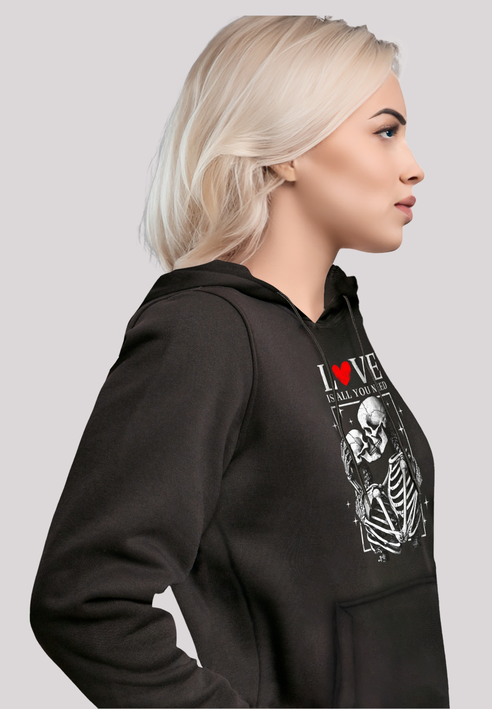F4NT4STIC Kapuzenpullover »Love is all you need«, Premium Qualität