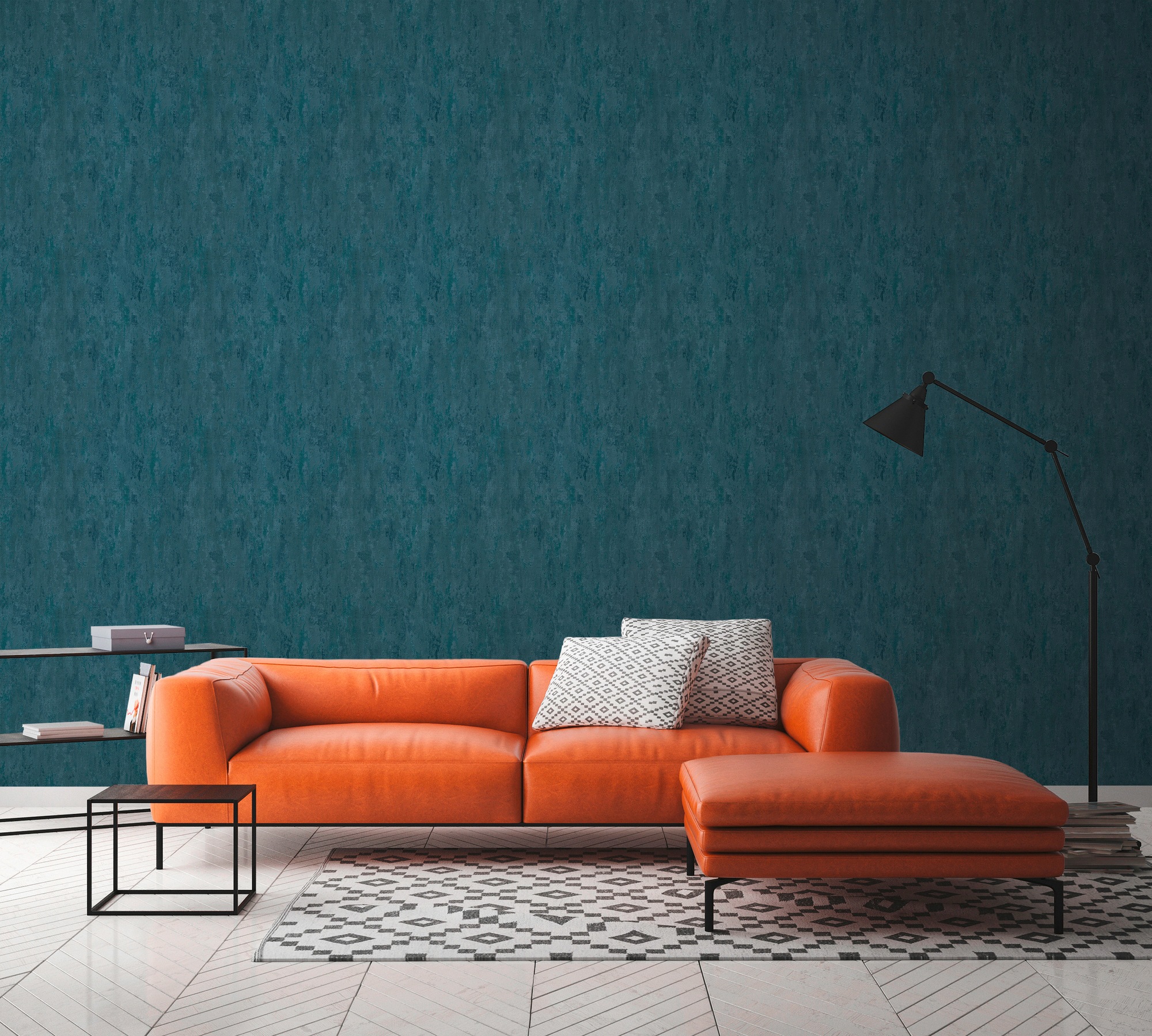 A.S. Création Vliestapete »Rusted«, Rost-Optik-Metall-Effekte-abstrakt, Moderne Tapete einfarbig Tapeten Wohnzimmer Schlafzimmer Küche modern