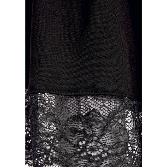 LASCANA Kimono, mit Spitzeneinsätzen auf Rechnung | BAUR