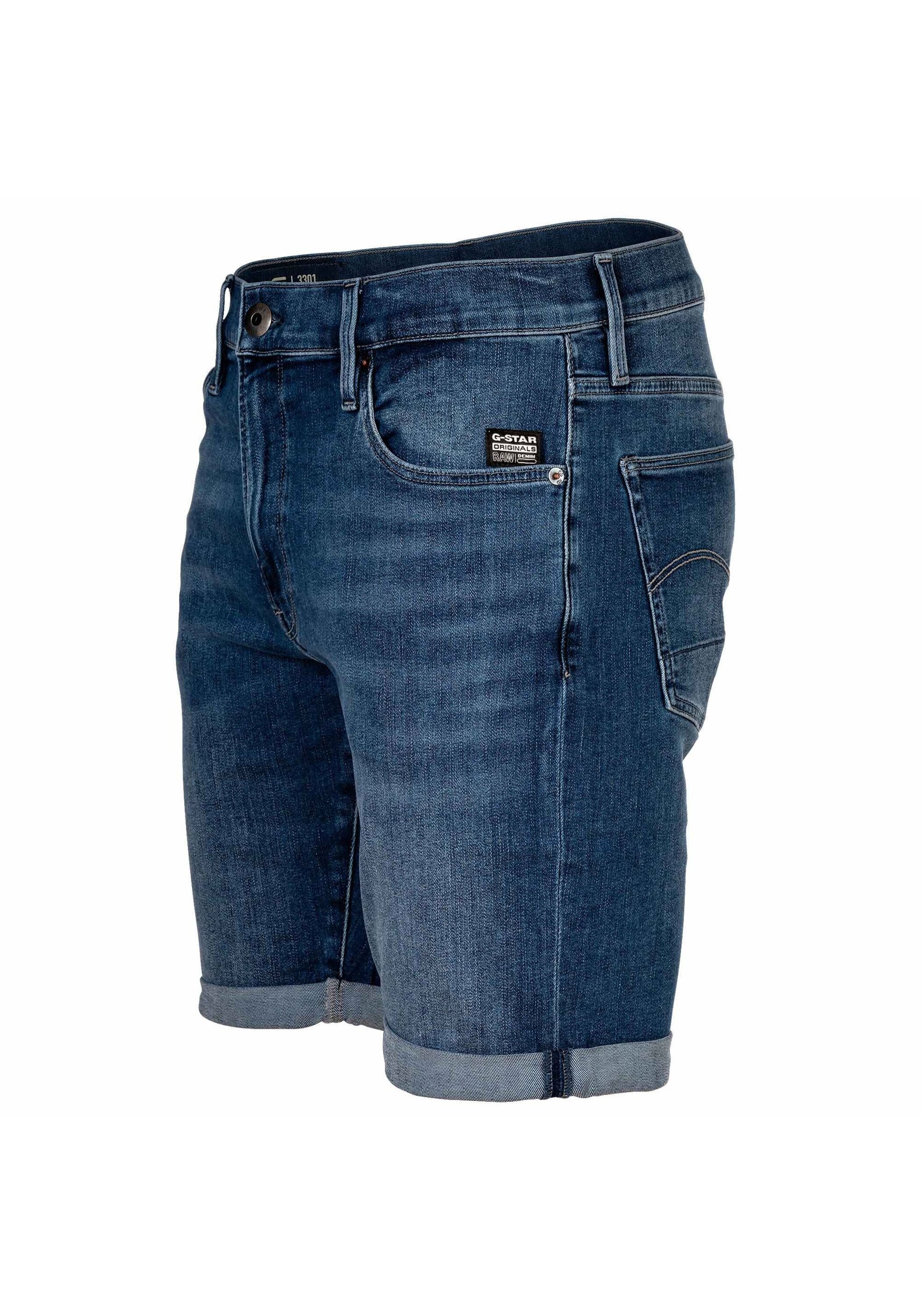 Thumbnail - G-STAR Webhose "Jeans 3301 Slim Short Elto Stretch"