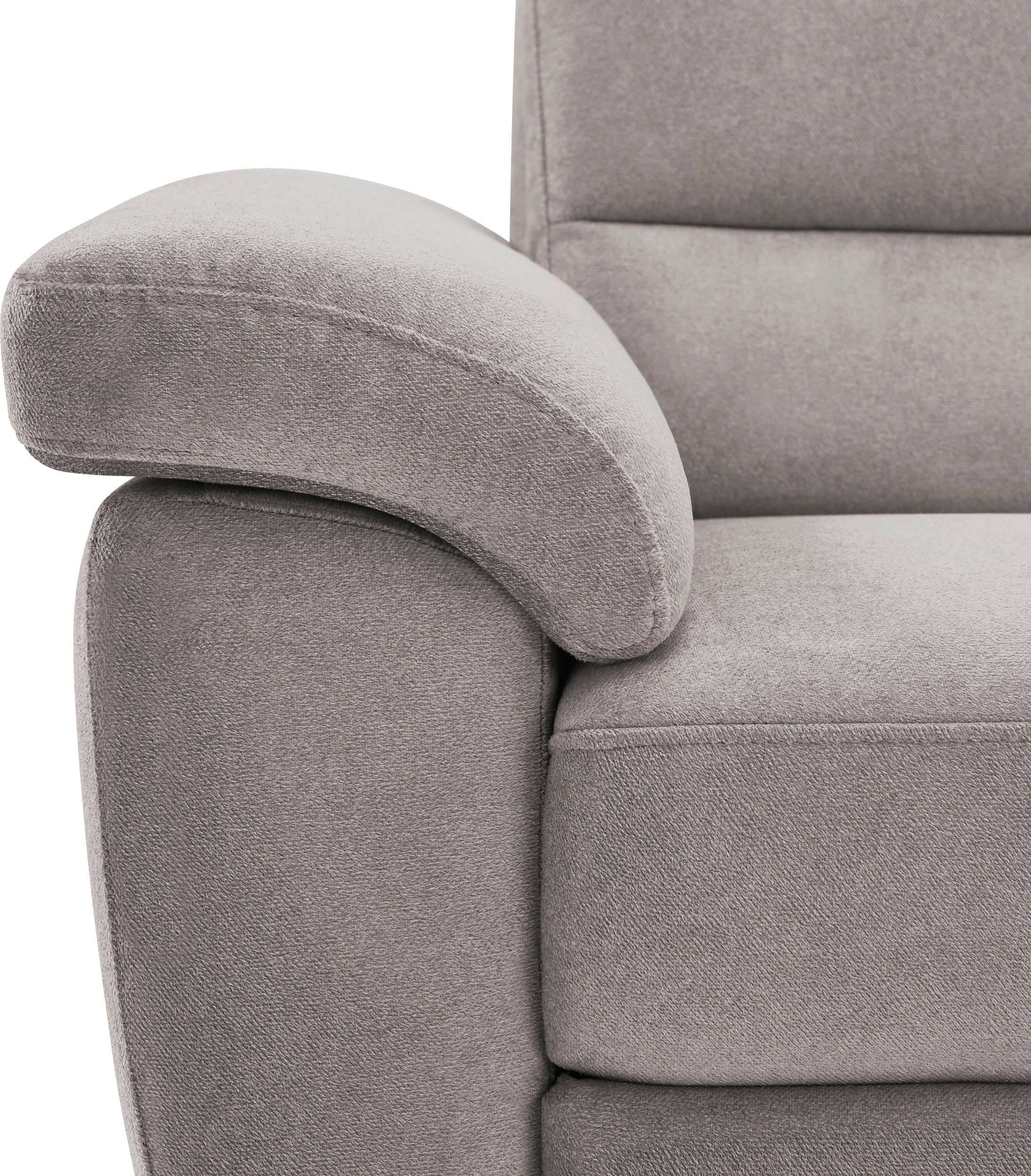 CALIZZA INTERIORS Ecksofa »Onyx L-Form«, Recamiere links oder rechts, wahlweise mit Bettfunktion, Breite 270 cm
