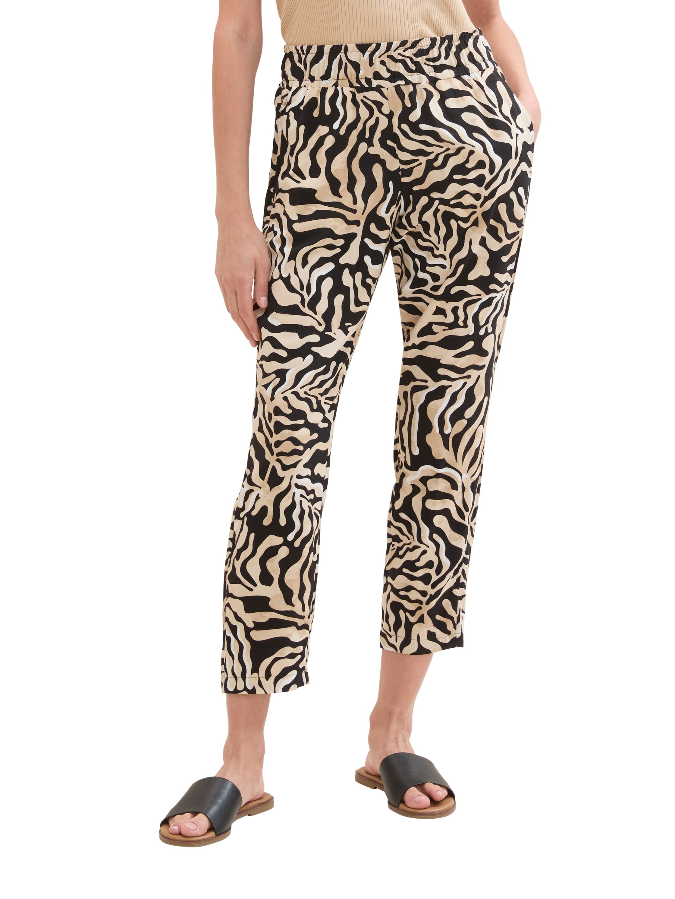 TOM TAILOR Relaxhose, mit All-Over Print