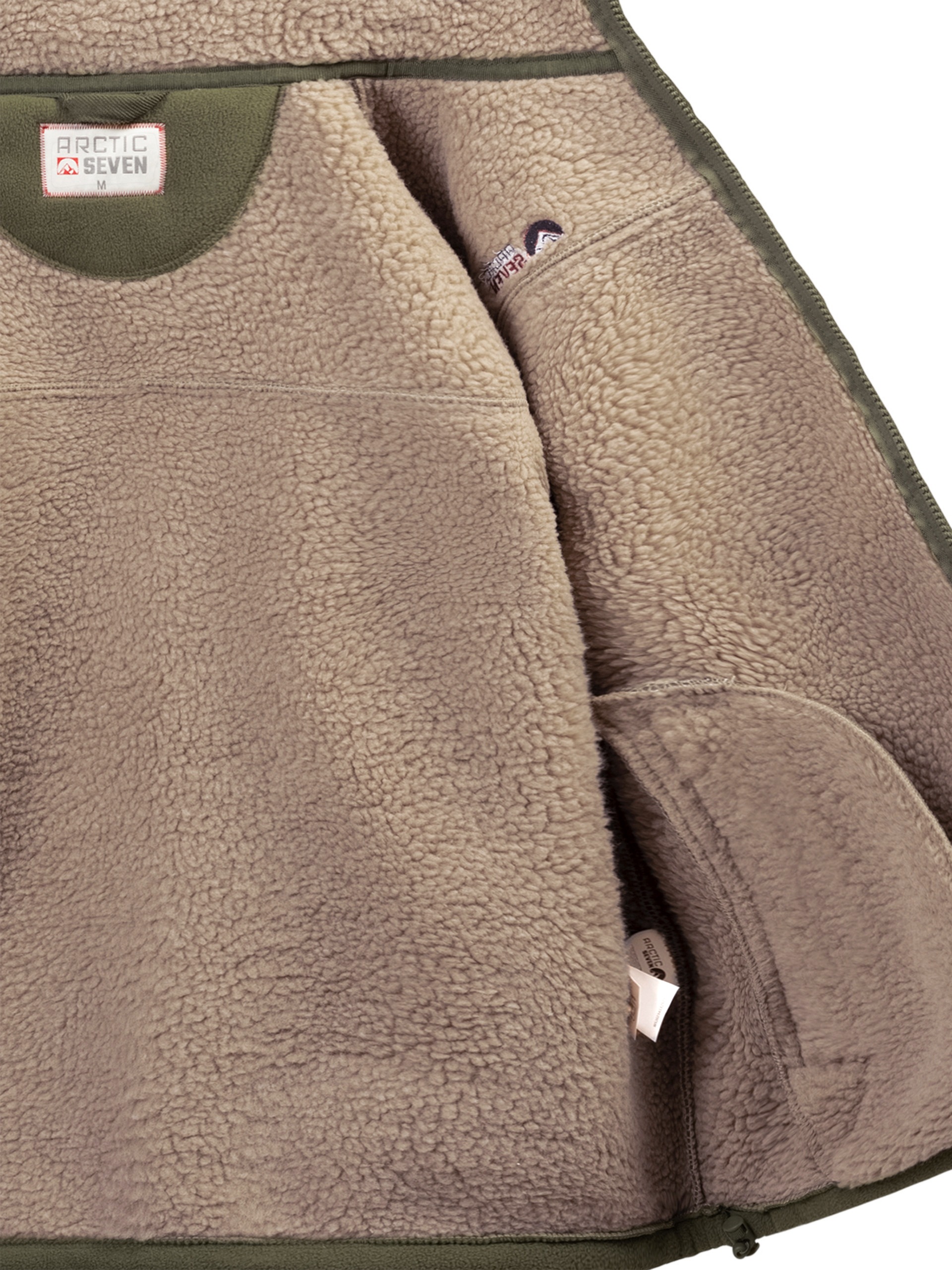Arctic Seven Fleecejacke »ASZeroo«, mit hoch schließendem Stehkragen