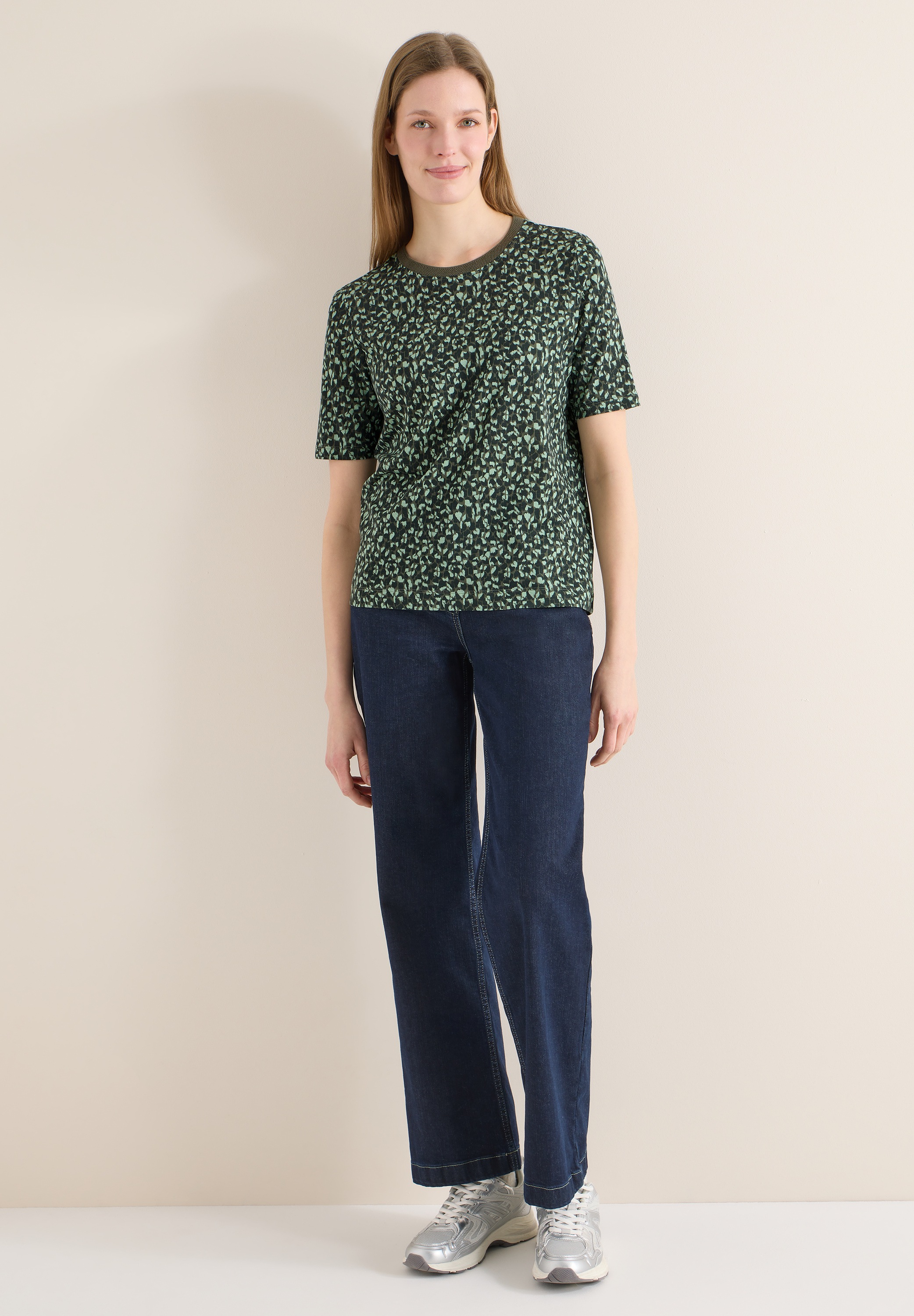 Thumbnail - Cecil Rundhalsshirt Rundhalsausschnitt