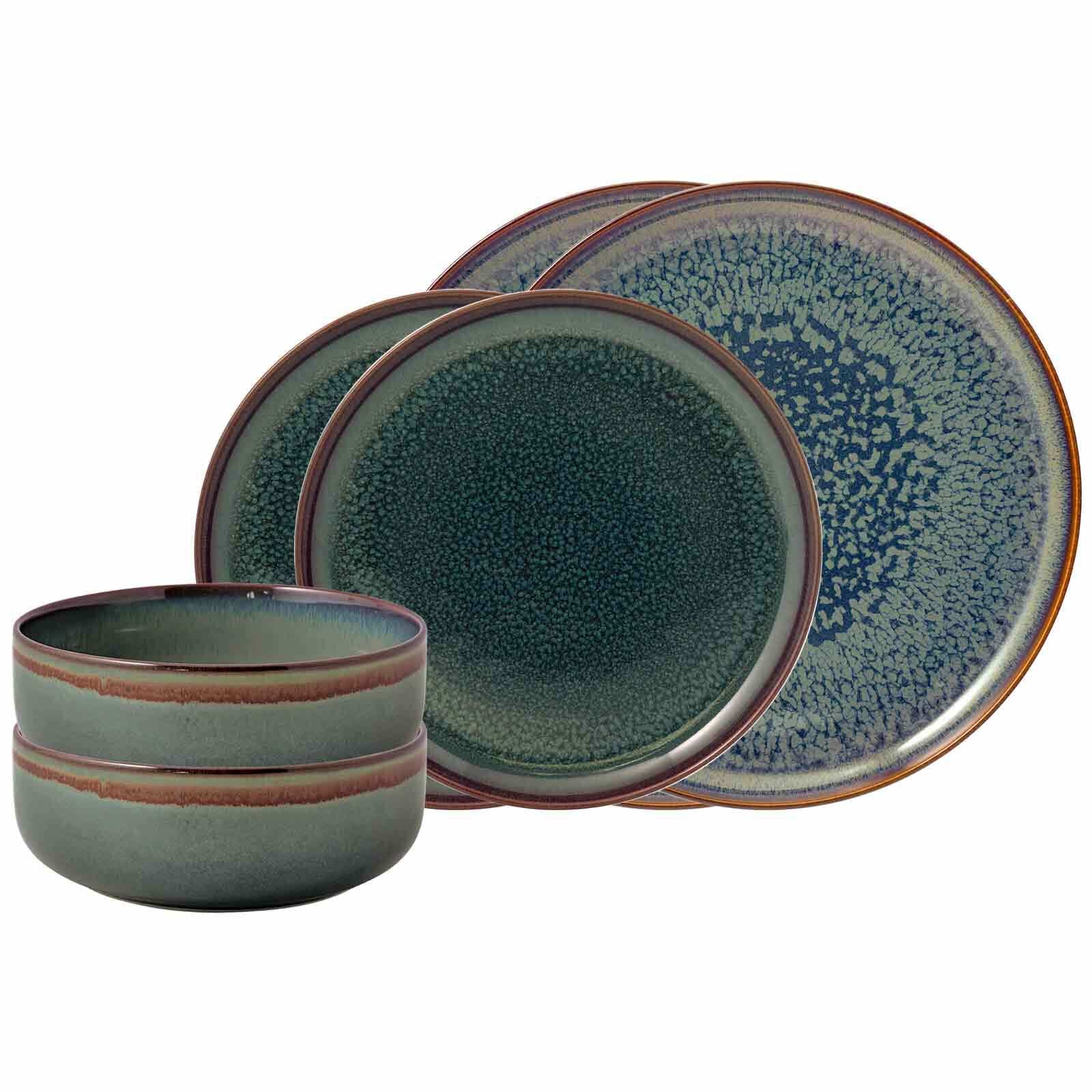 like. by Villeroy & Boch Geschirr-Set "Basic-Set Crafted 6er Set" Spülmaschinengeeignet, Mikrowellengeeignet