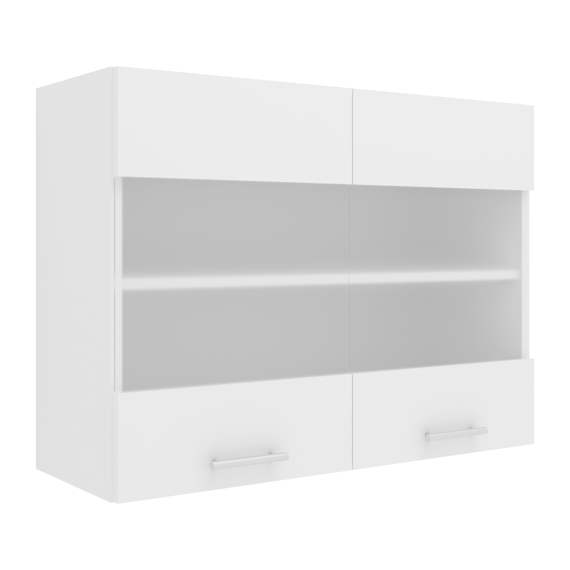 Hängeschrank VCM, B:80cm T:31cmweiß, Obermaterial: 100% Holz Wood., Küche, Schränke, "Küchenschrank B. 80 cm Hängeschrank Küche Esilo"