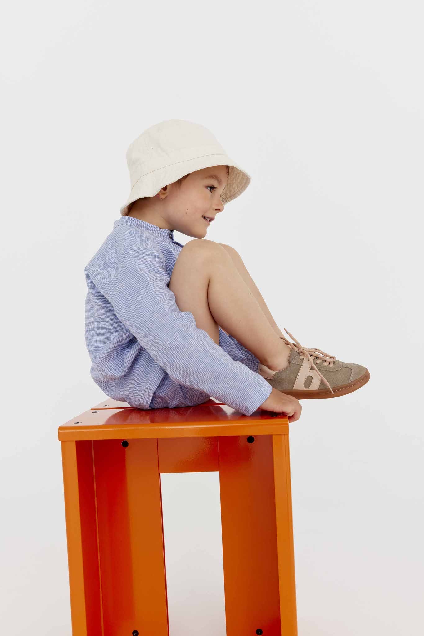 Bisgaard Sneaker »bay l Weite: normal«, Retro, Schnürer mit Lederfutter, Größenschablone zum Download