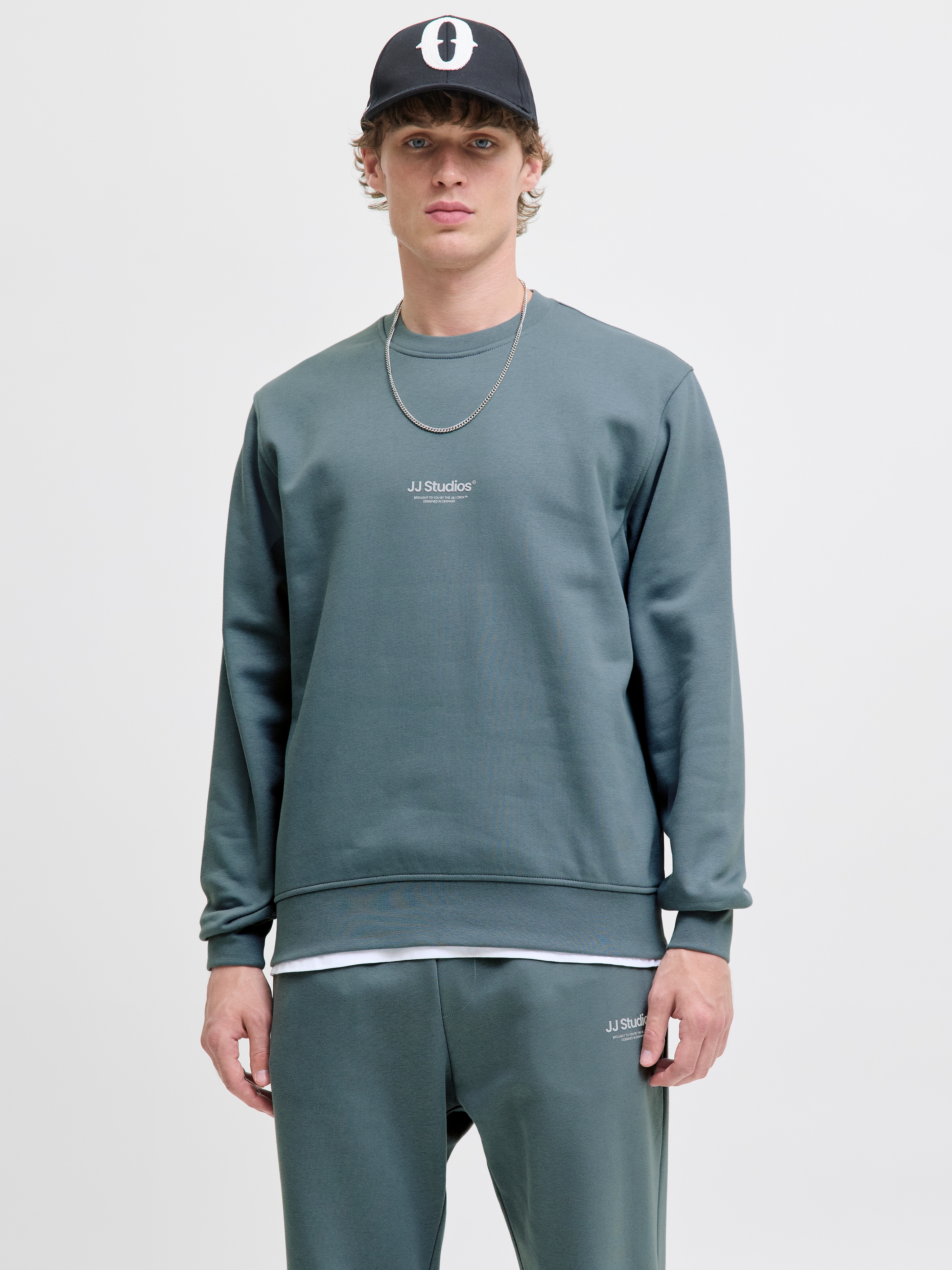 Jack & Jones Herren Sweatshirt JJESOHO SWEAT CREW NECK - Relaxed Fit günstig online kaufen