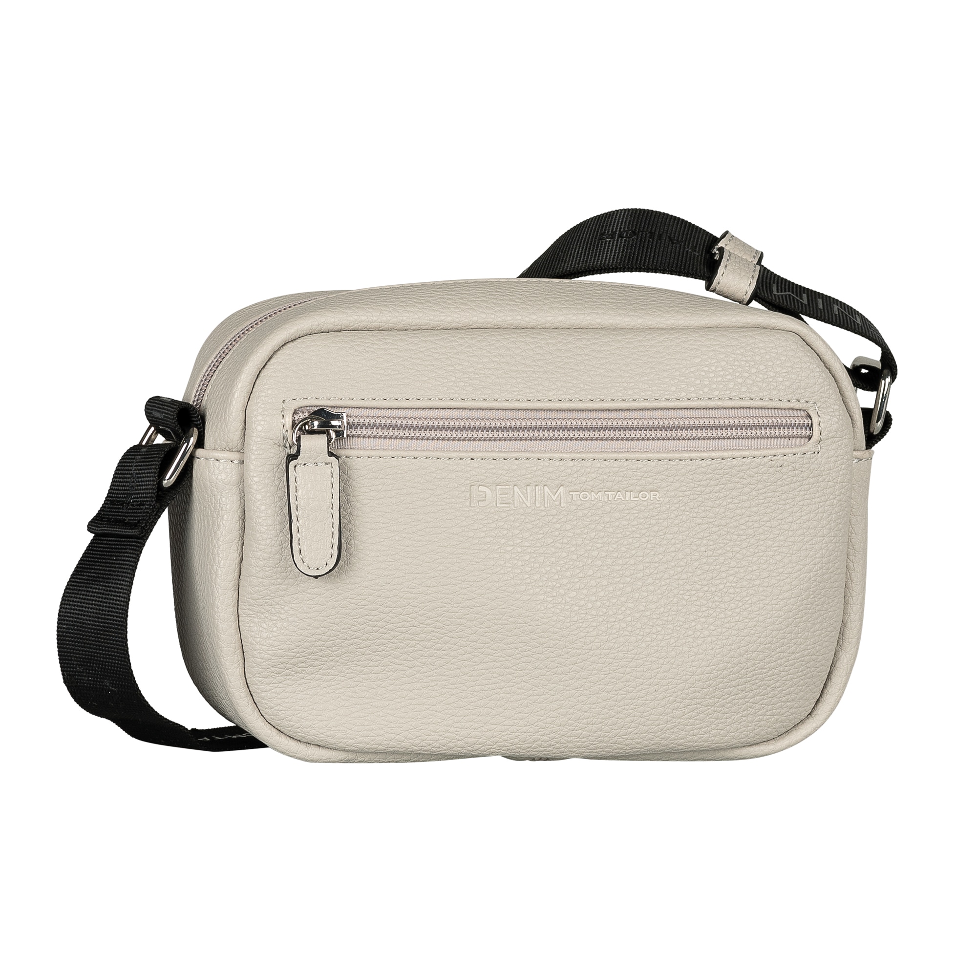 TOM TAILOR Denim Umhängetasche »Fara«, weicher softer Style mit Kontrastgewebeband und glossy Logodruck