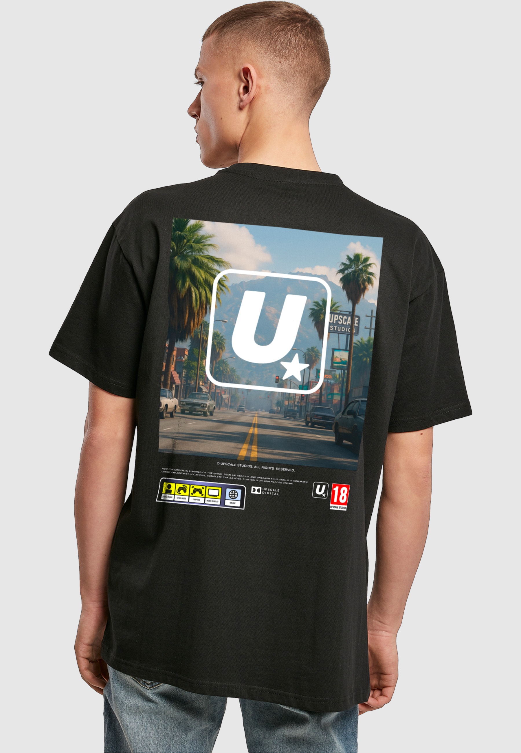Upscale by Mister Tee T-Shirt »Upscale by Mister Tee UpCity Heavy Oversize Tee« 1