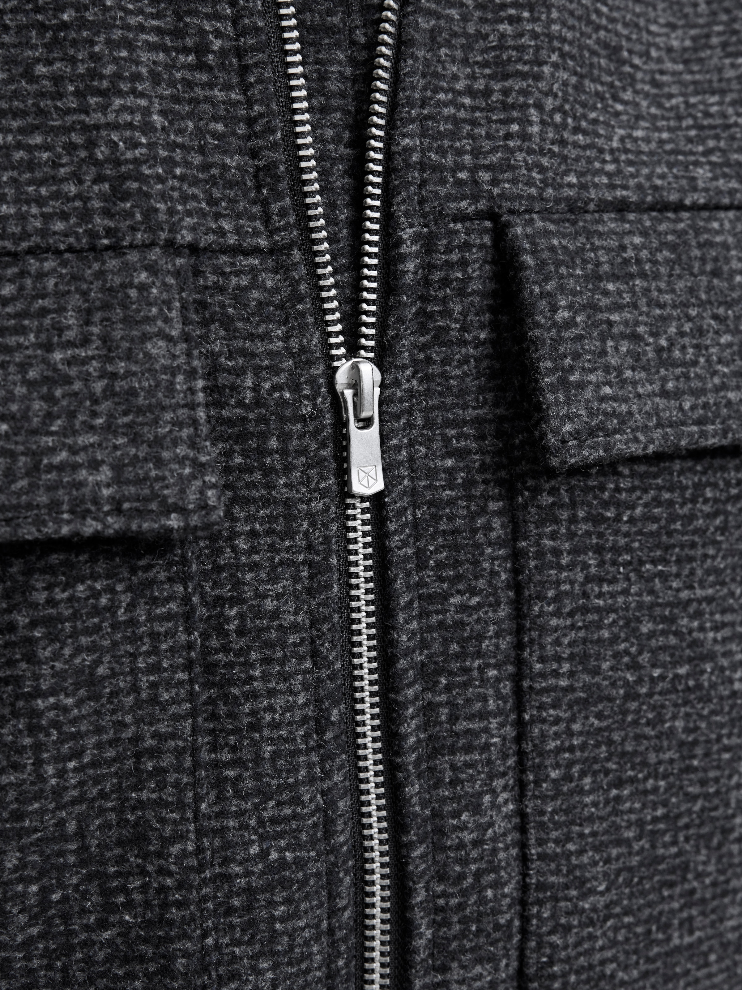 Jack & Jones Wolljacke »JPRCCRUSSEL WOOL BLEND JACKET SN« ohne Kapuze