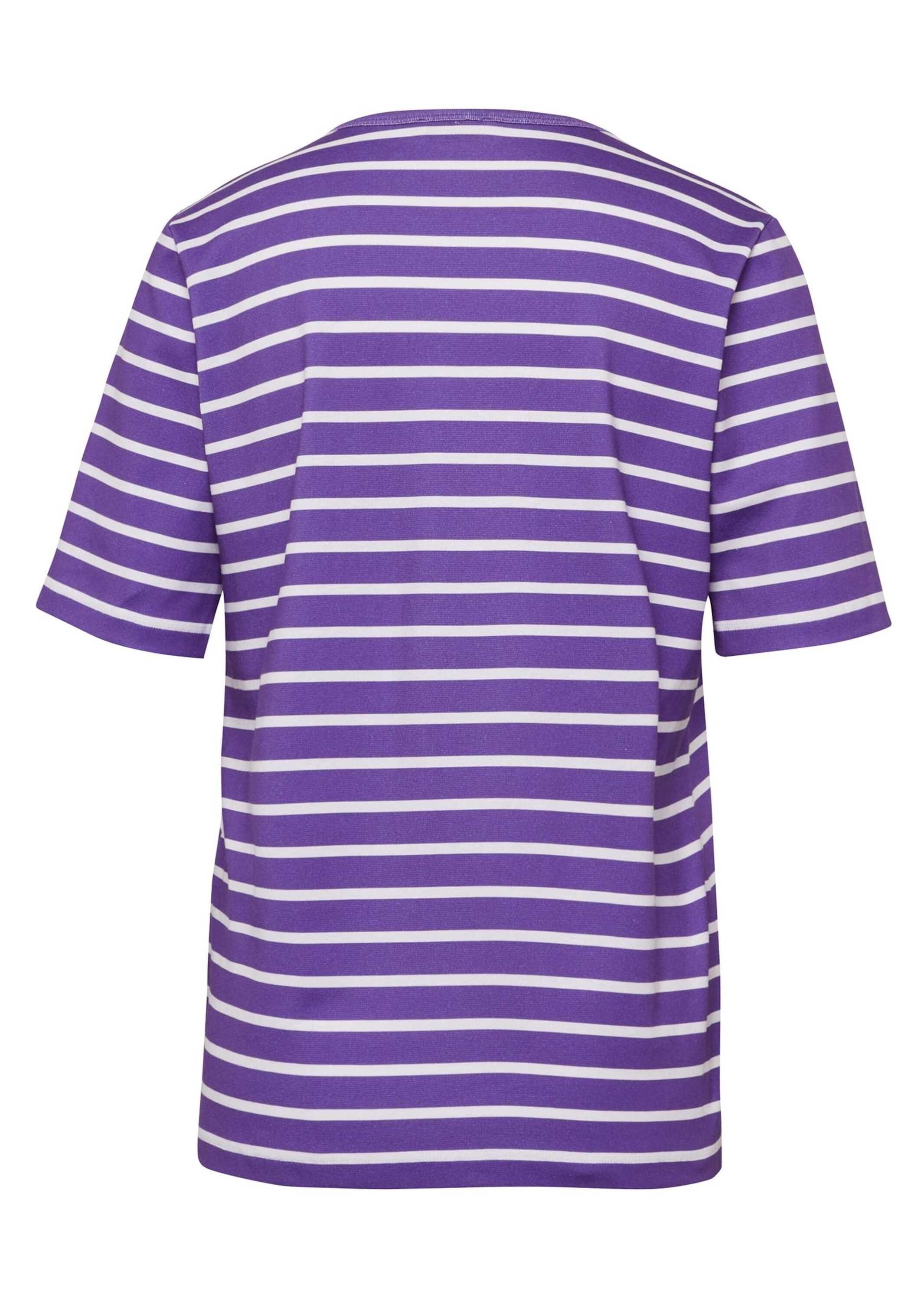 GOLDNER Langarm-Poloshirt »Ringelshirt Garngewirktes Ringelshirt aus weichem Interlock«