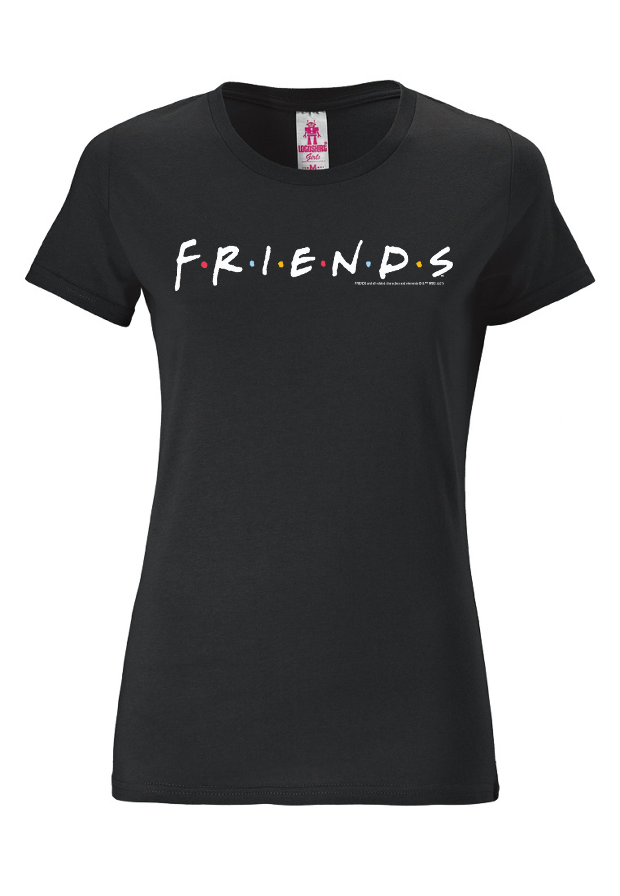 online lizenziertem - | bestellen T-Shirt Print mit LOGOSHIRT »Friends BAUR Logo«,