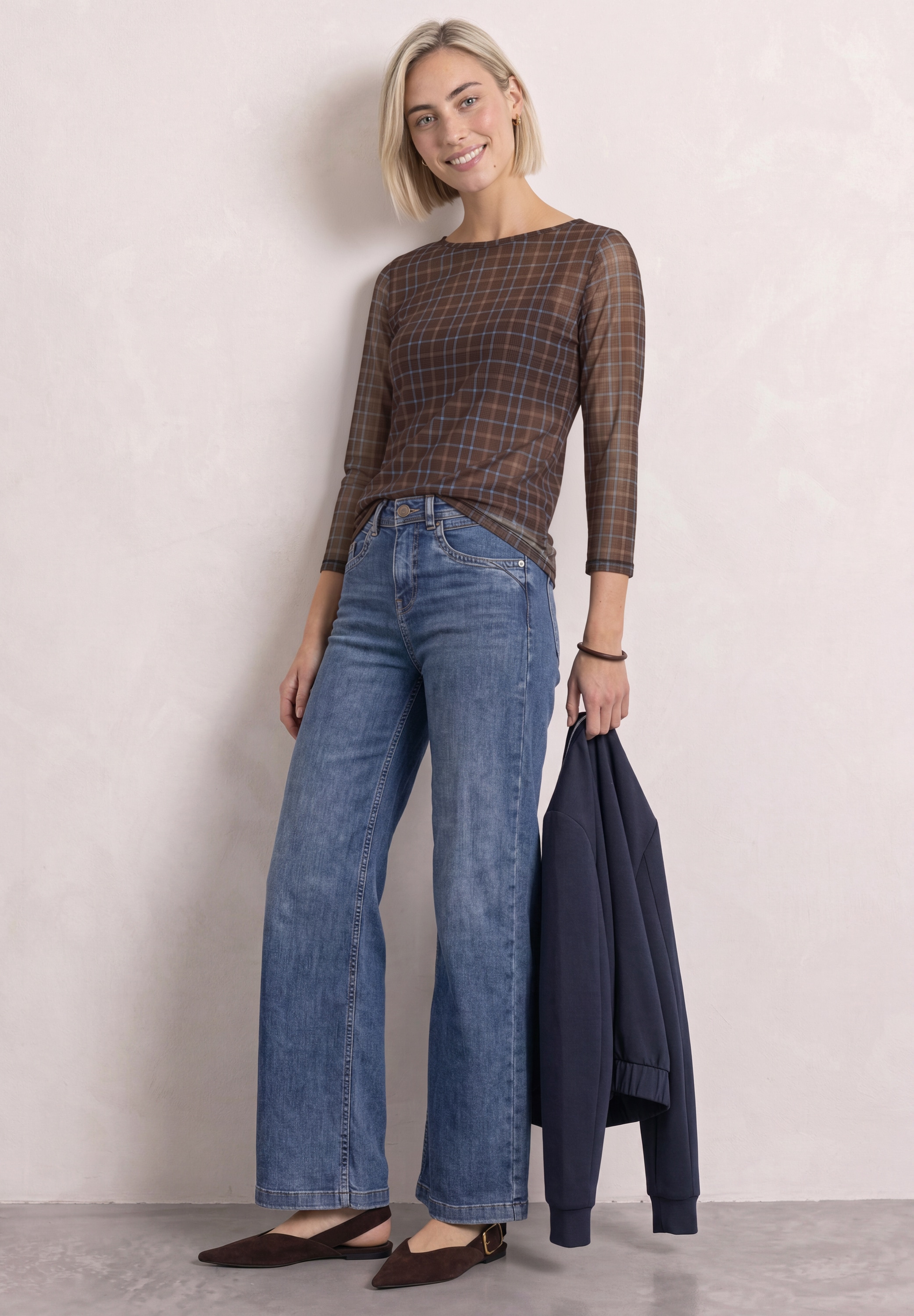 STREET ONE 3/4-Arm-Shirt mit 3/4 Ärmeln