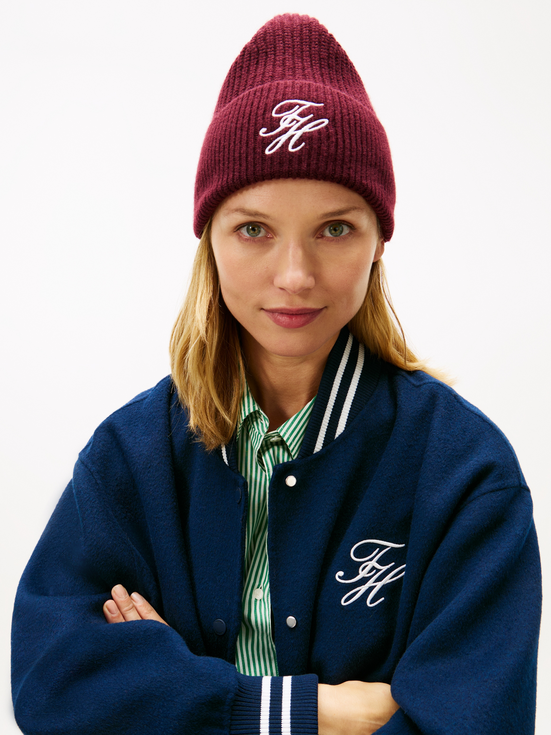 Tommy Hilfiger Beanie »TOMMY SCRIPT CASHMERE«