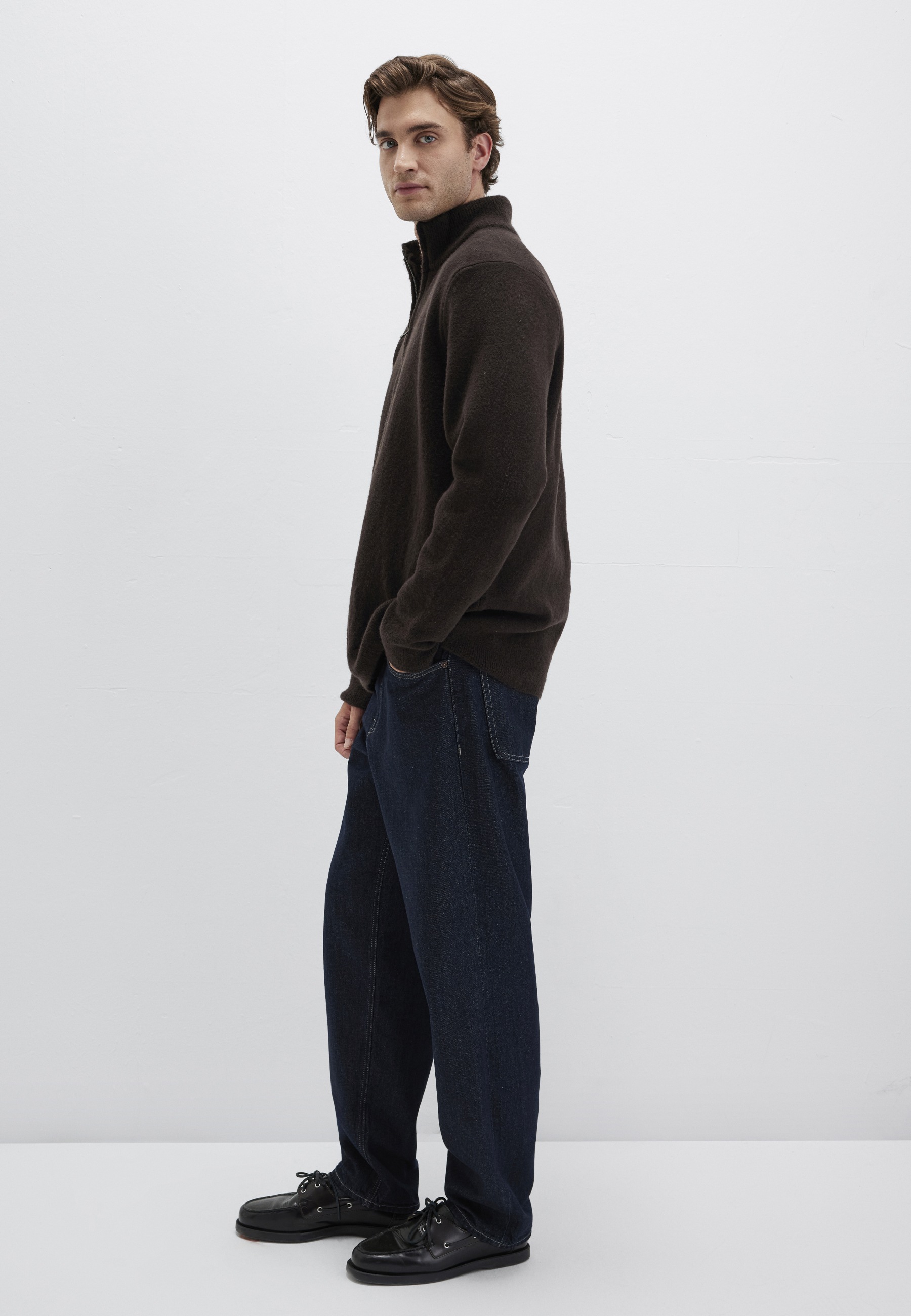 Mavi Troyer "HALF ZIP SWEATER" Premium Strickpullover günstig online kaufen