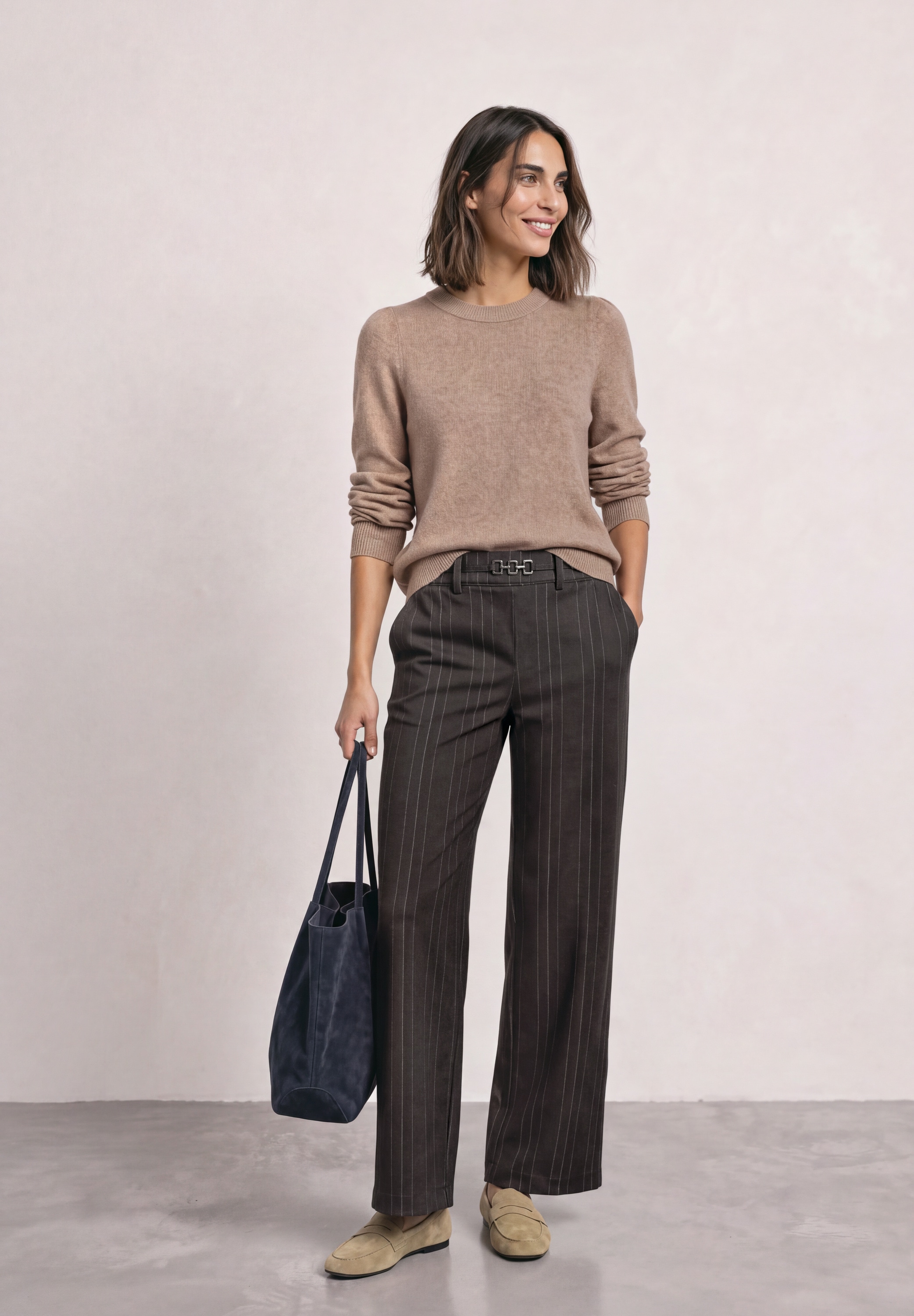 STREET ONE Stoffhose  High Waist