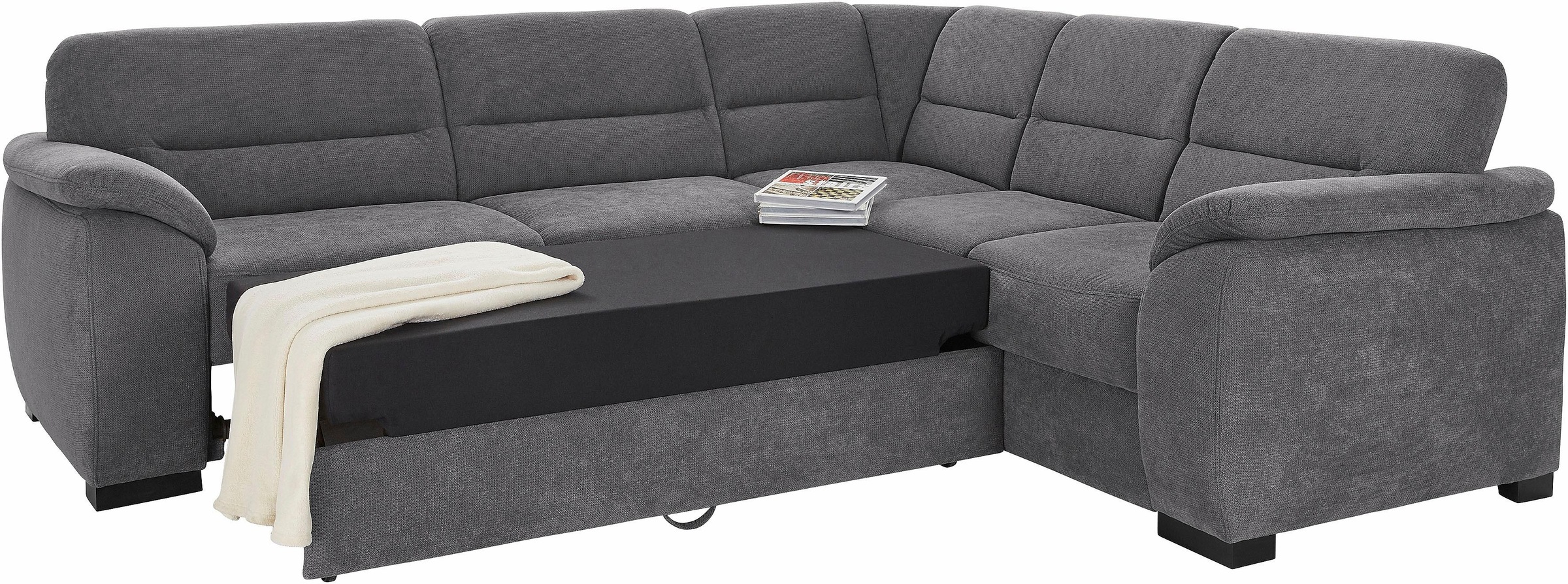 sit&more Ecksofa "Montego L-Form, B: 256cm" wahlweise mit Bettfunktion und günstig online kaufen