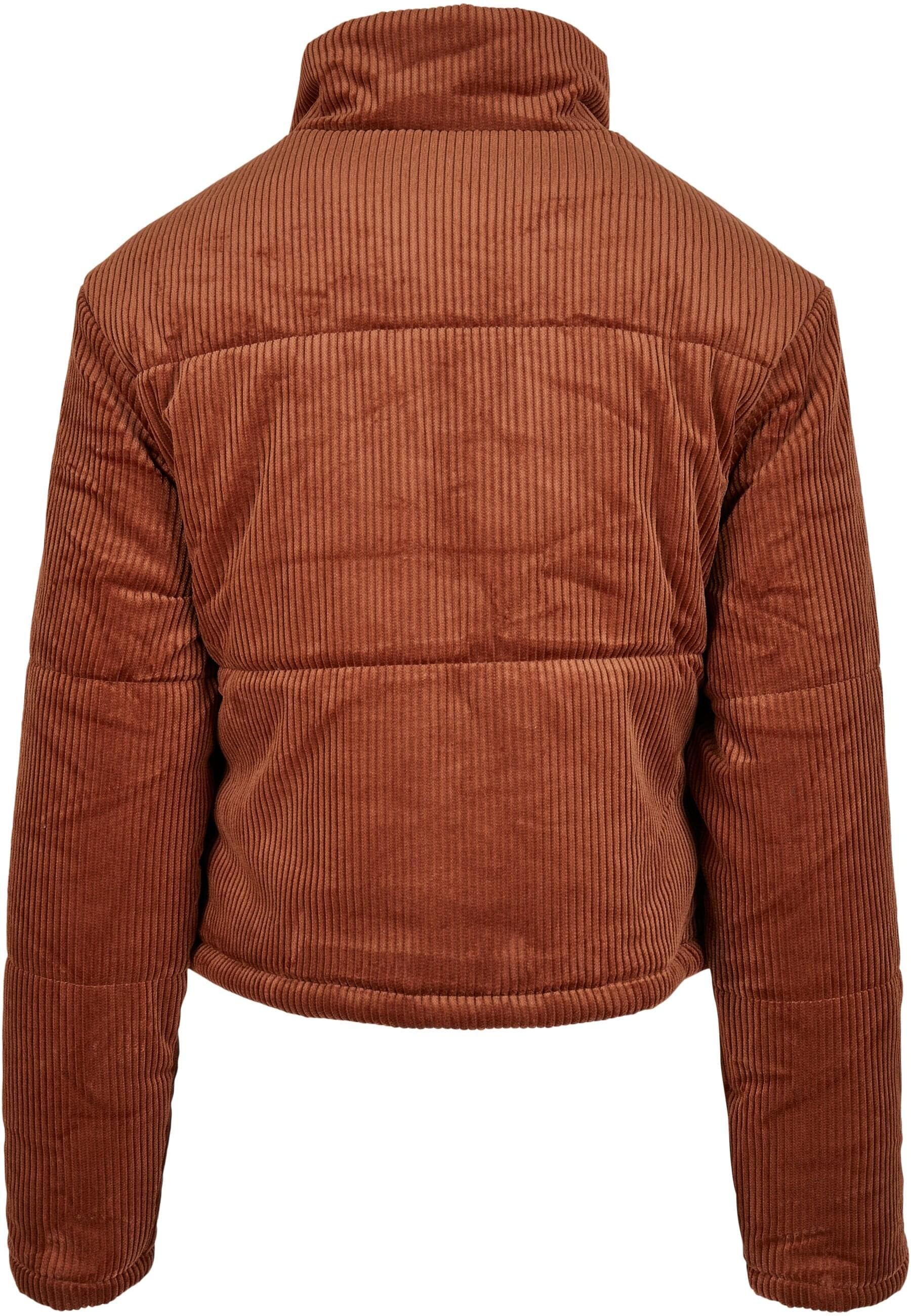 URBAN CLASSICS Winterjacke »Urban Classics Damen Ladies Corduroy Puffer Jacket«, (1 St.), ohne Kapuze