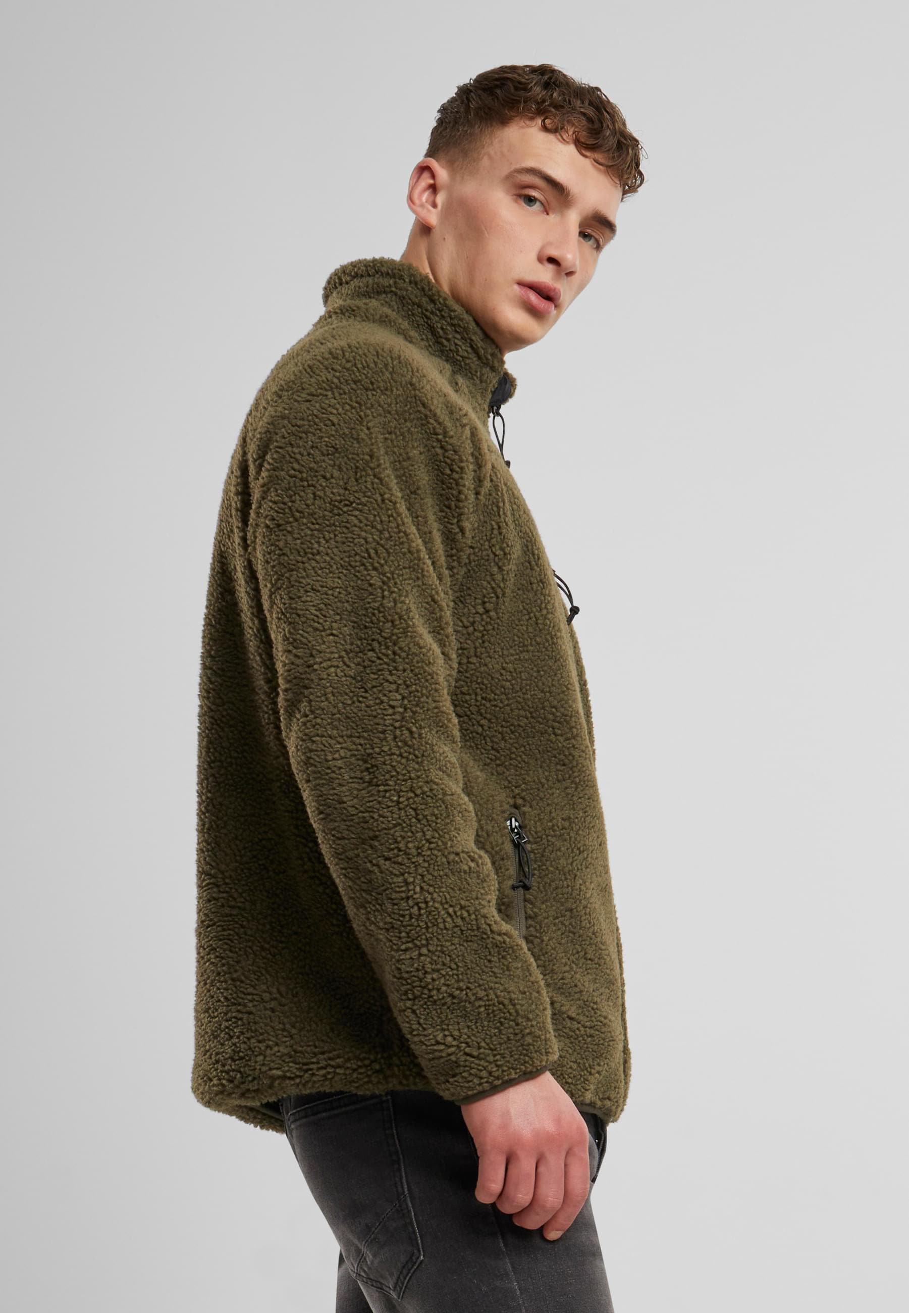 Brandit Allwetterjacke »Brandit Herren Teddyfleece Jacket«, (1 St.), ohne Kapuze