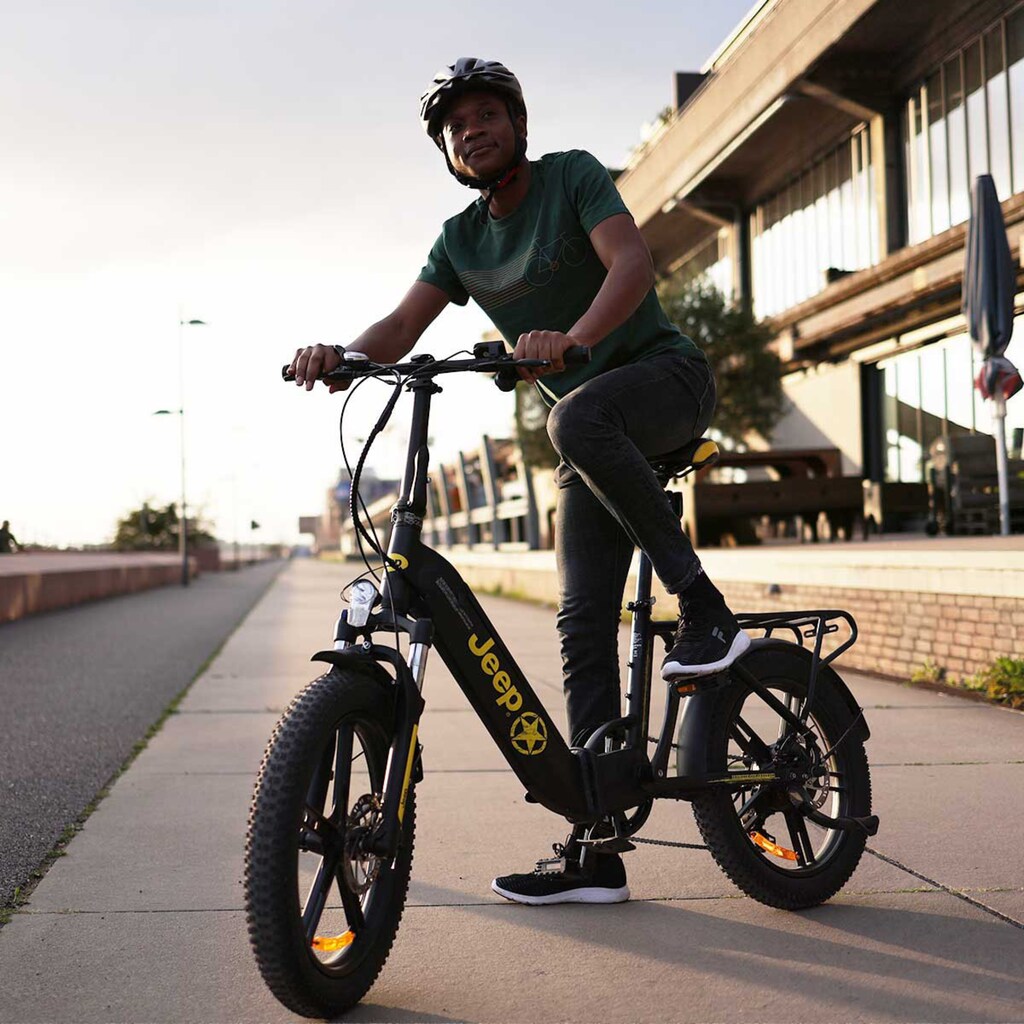 Jeep E-Bikes E-Bike »FR 7000«, 7 Gang, Heckmotor 250 W, (mit Akku-Ladegerät)