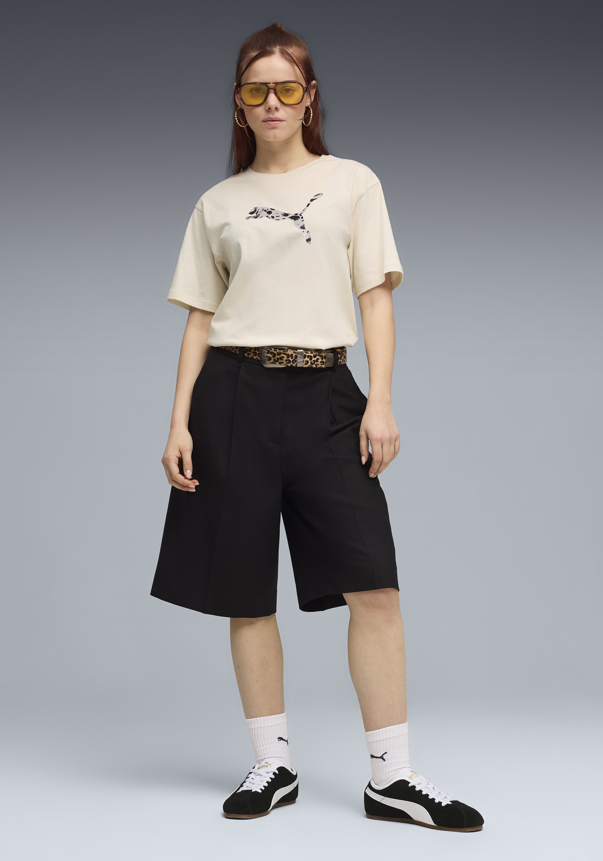 Thumbnail - PUMA T-Shirt "ESS GRAPHIC ANIMAL RELAXED TEE" sportlicher Stil, Kurzarm, Rundhalsausschnitt, sportlicher Print