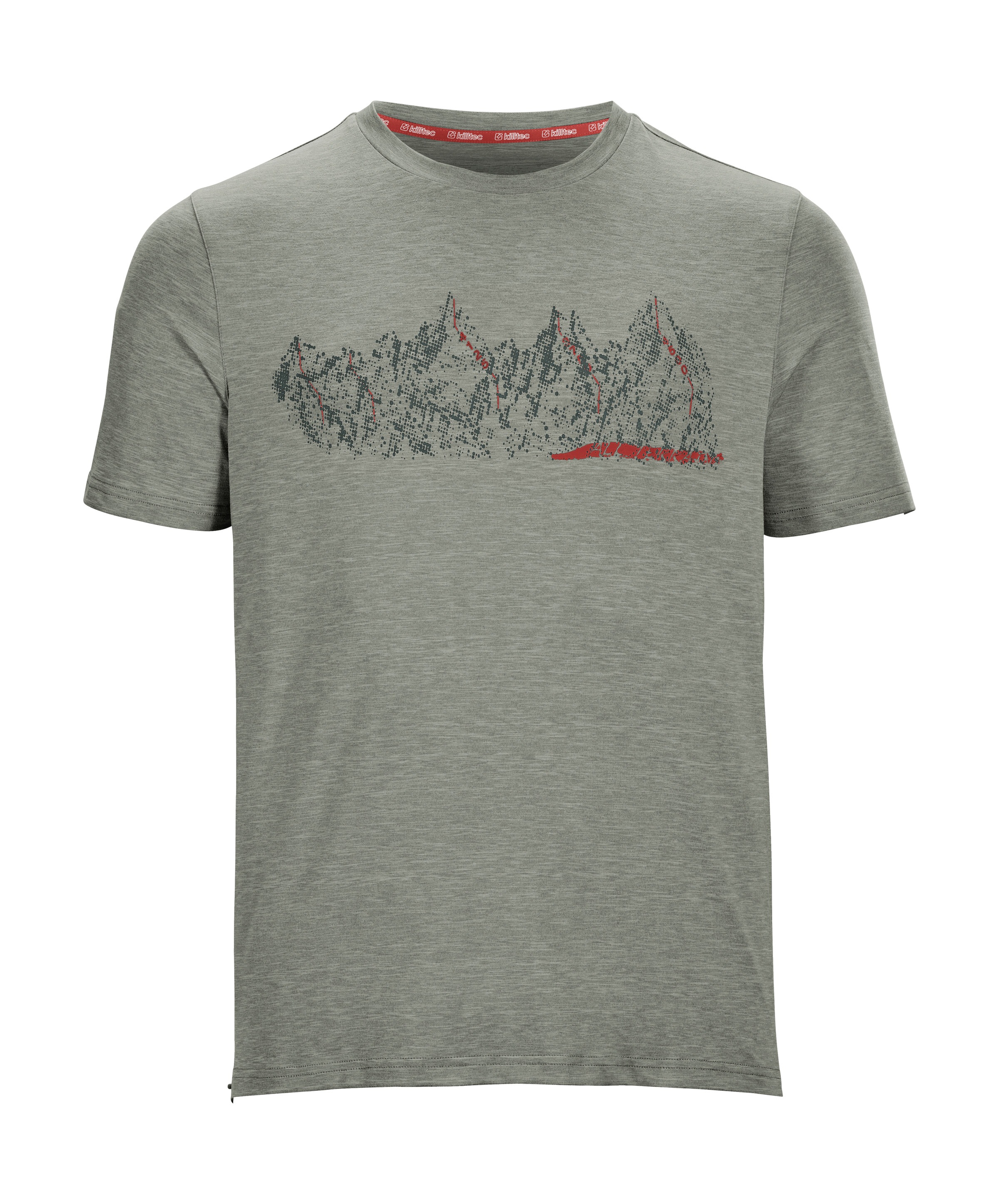 Killtec T-Shirt "MN TSHRT C" Schnelltrocknendes Herren T-Shirt mit Berg-Pri günstig online kaufen