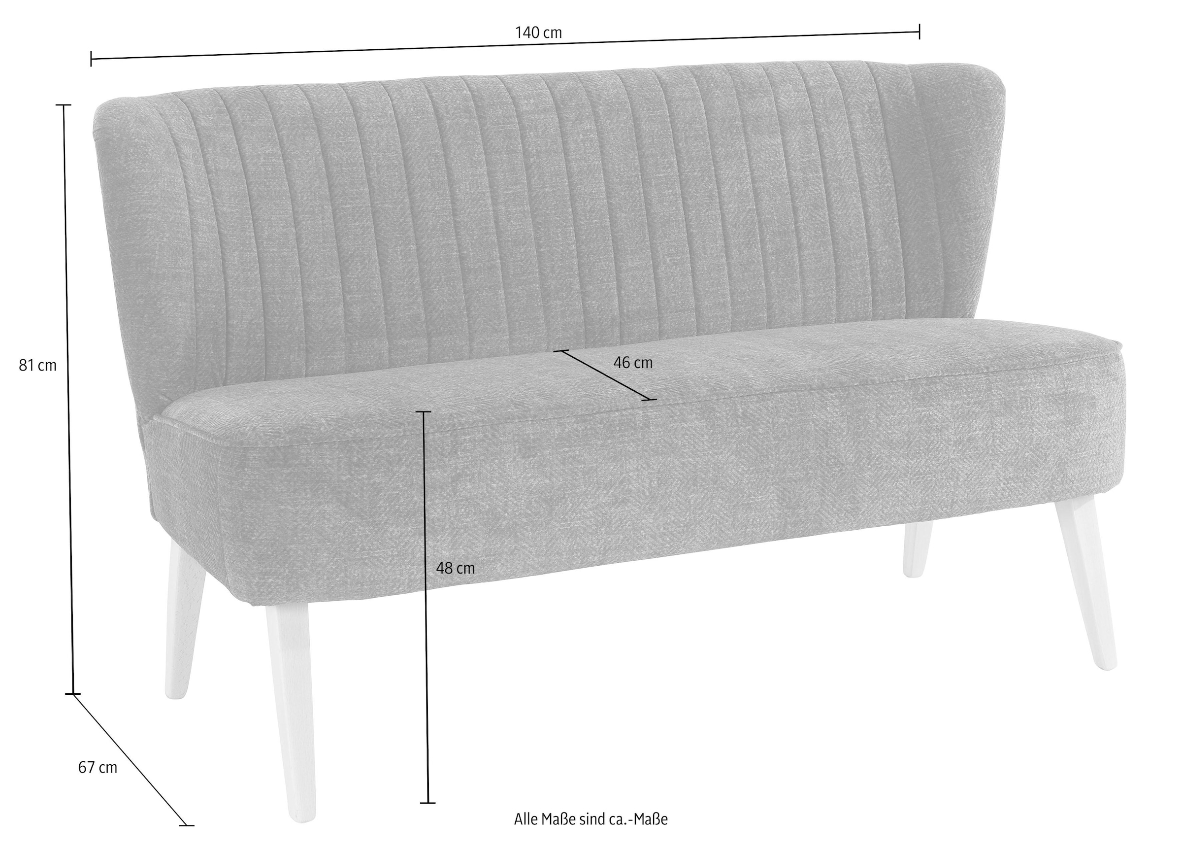 Küchensofa, bequemes 2-Sitzer BAUR im frei | stellbar INOSIGN Raum »Campi«,