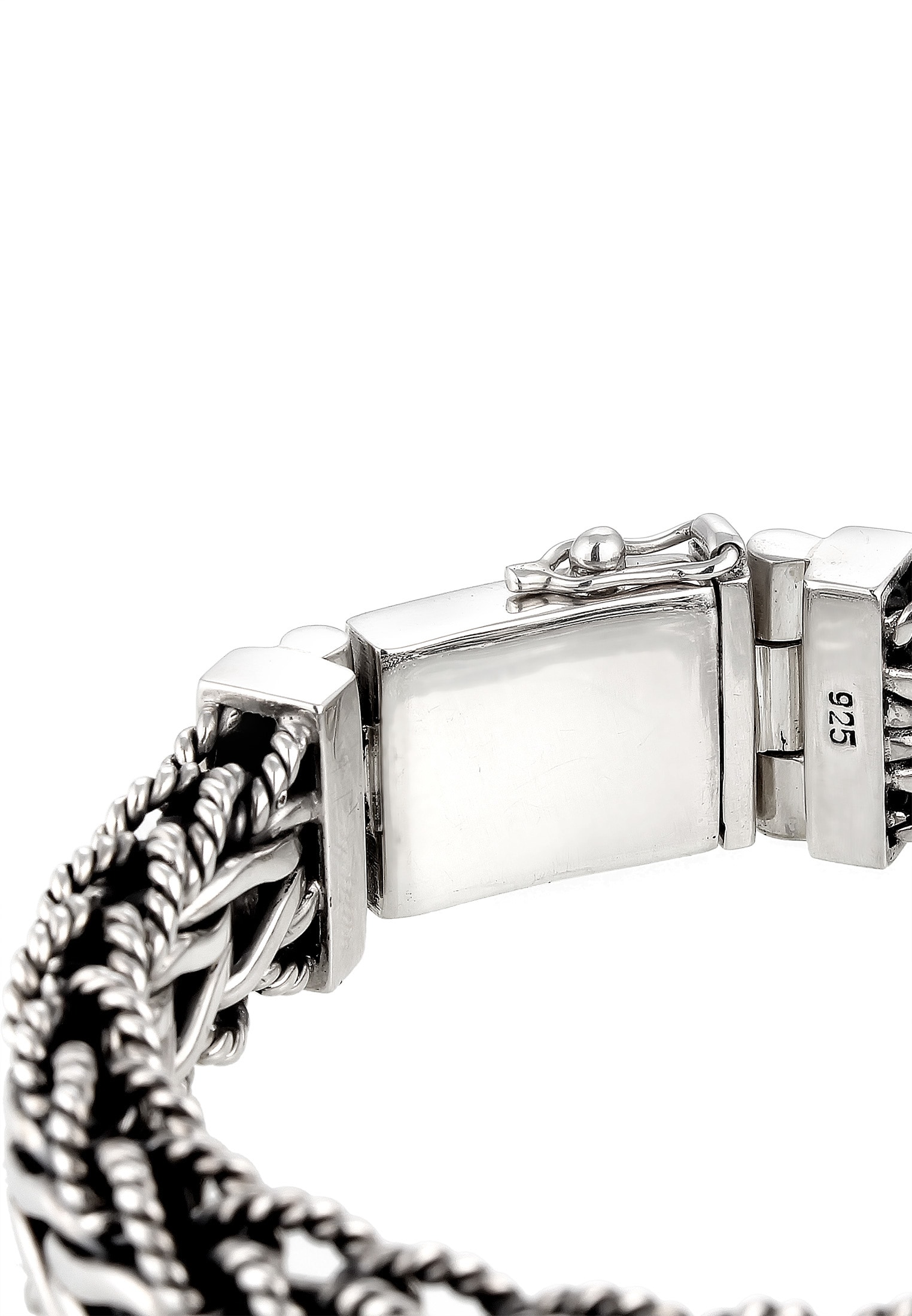 Kuzzoi Armband »Herren Panzerarmband Gliederkette 925er Silber« kaufen |  BAUR