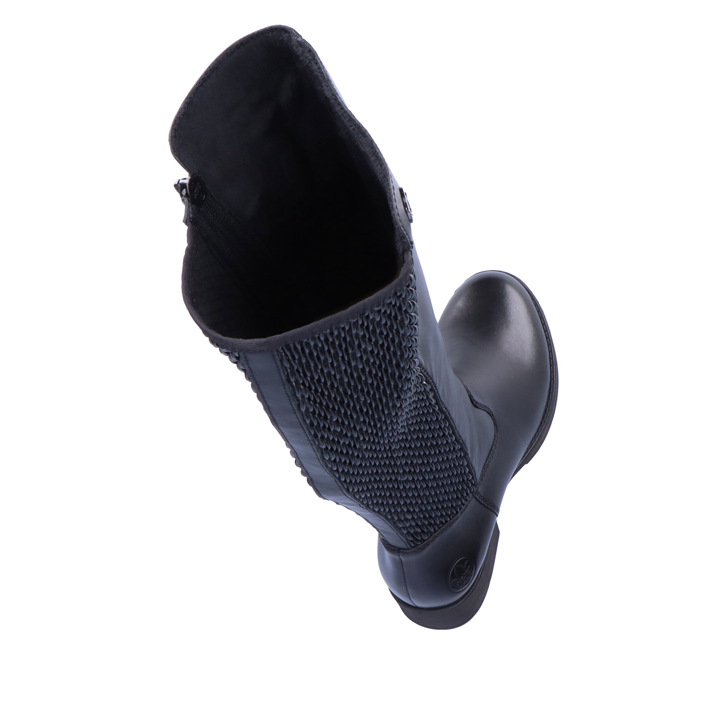 Rieker Stiefel  Langschaftstiefel mit Stretch am Schaft, Blockabsatz