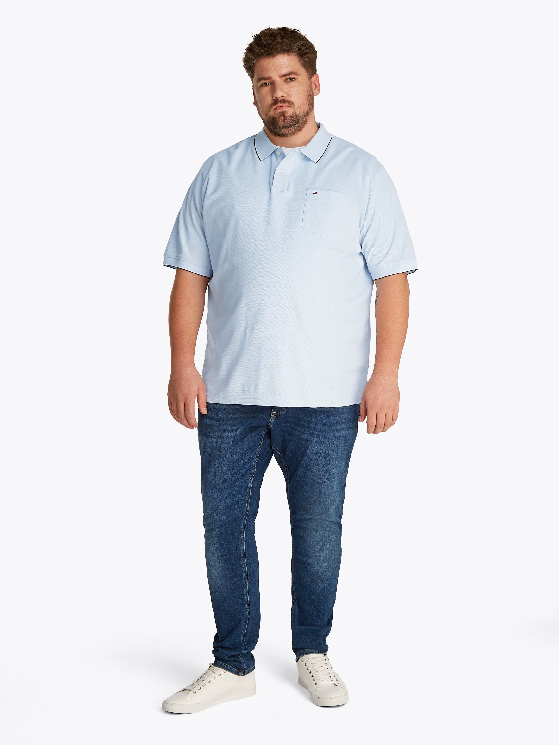 Tommy Hilfiger Big & Tall Poloshirt »BT-POCKET CLASSIC FIT POLO-B«, Große Größen