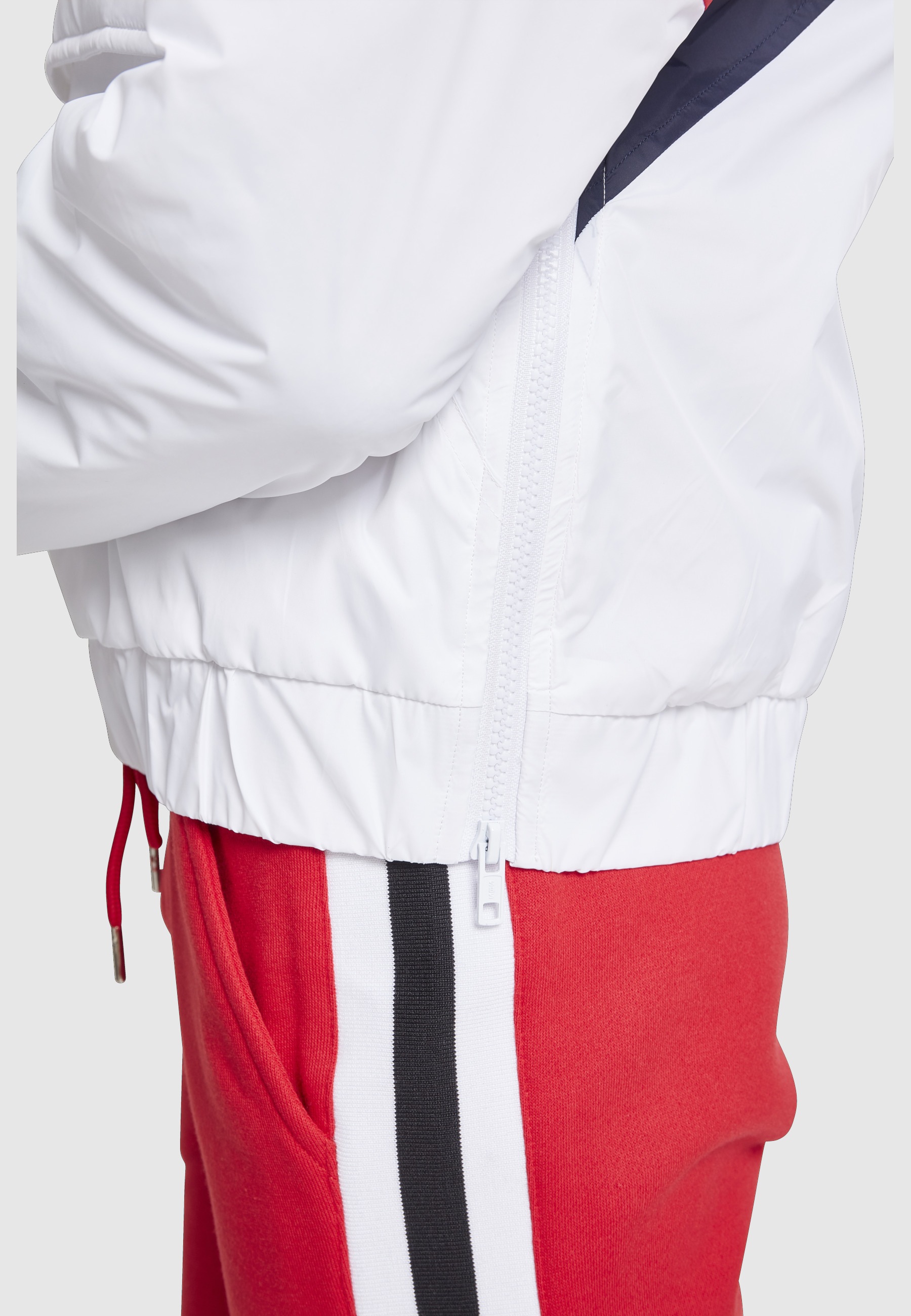 URBAN CLASSICS Langmantel »Urban Classics Damen Ladies 3-Tone Padded Pull Over Jacket«