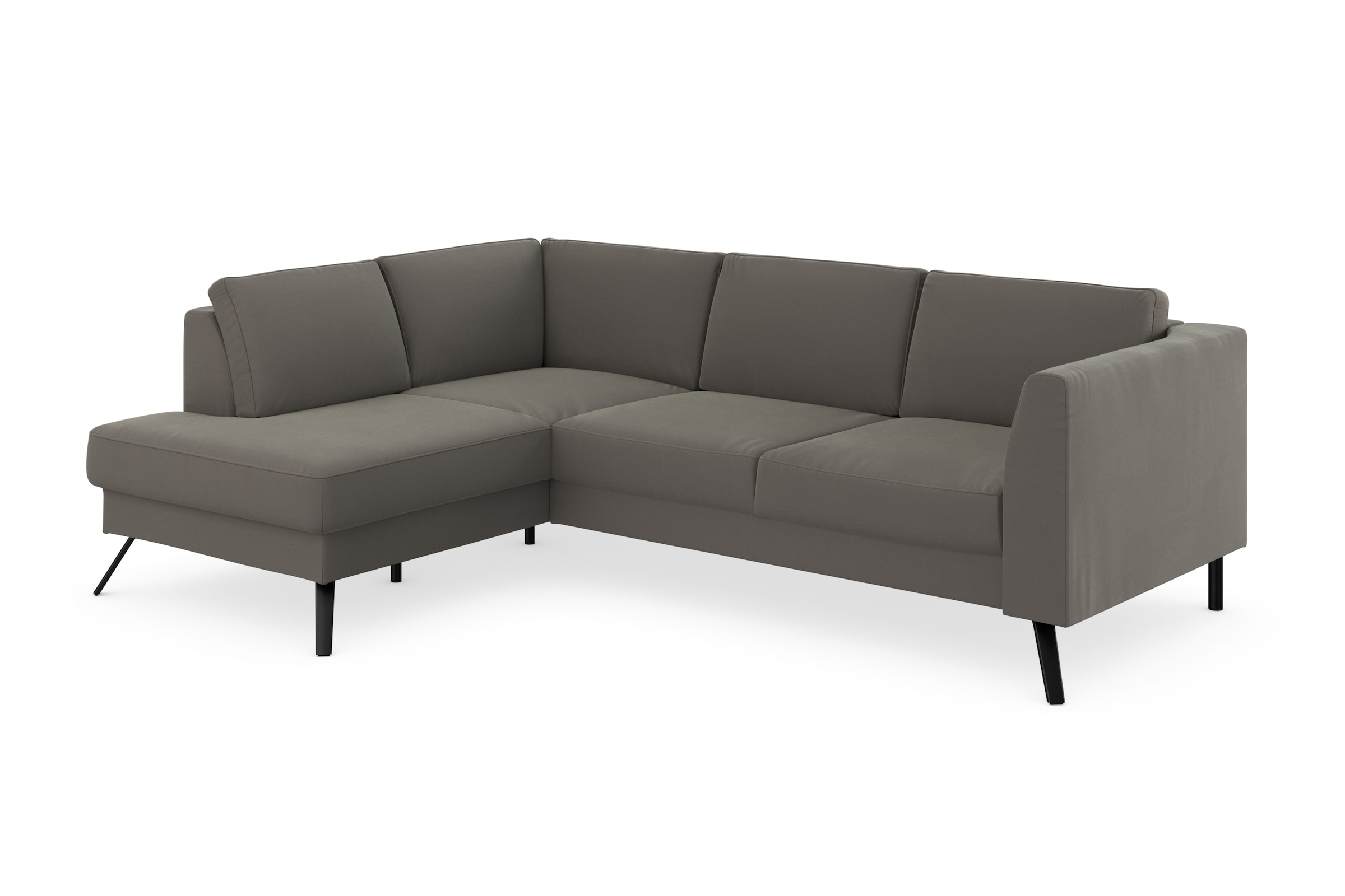 sit&more Ecksofa »Lindholm L-Form« mit Sitztiefenverstellung und Federkern