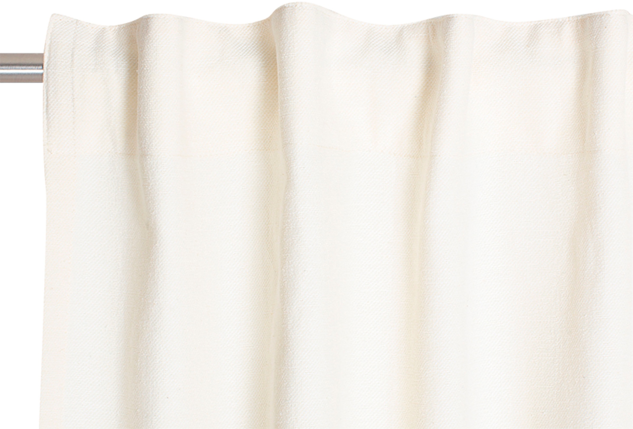 Thumbnail - SCHÖNER WOHNEN-Kollektion Vorhang "Solo" Multifunktionsband 1 Stk. tlg. mit Lederapplikation