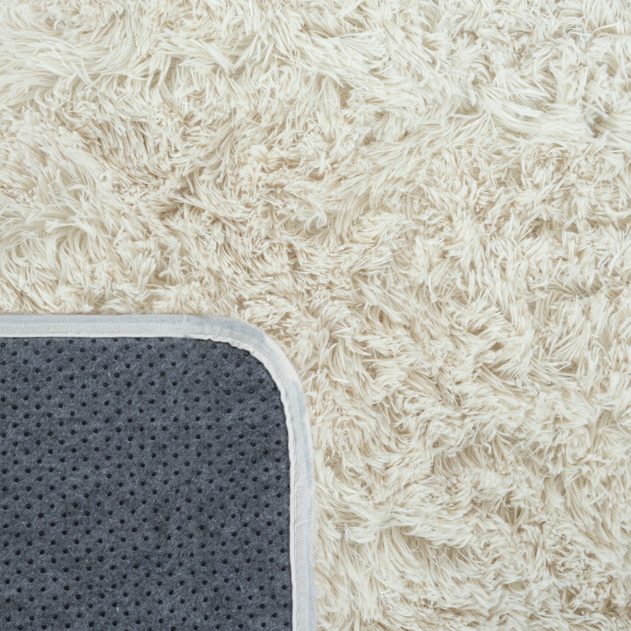 merinos Teppich »Fluffy Shaggy«, rund, 35 mm Höhe, Flauschiger Hochflor Teppich, Wohnzimmer, Anti-Rutsch Unterseite
