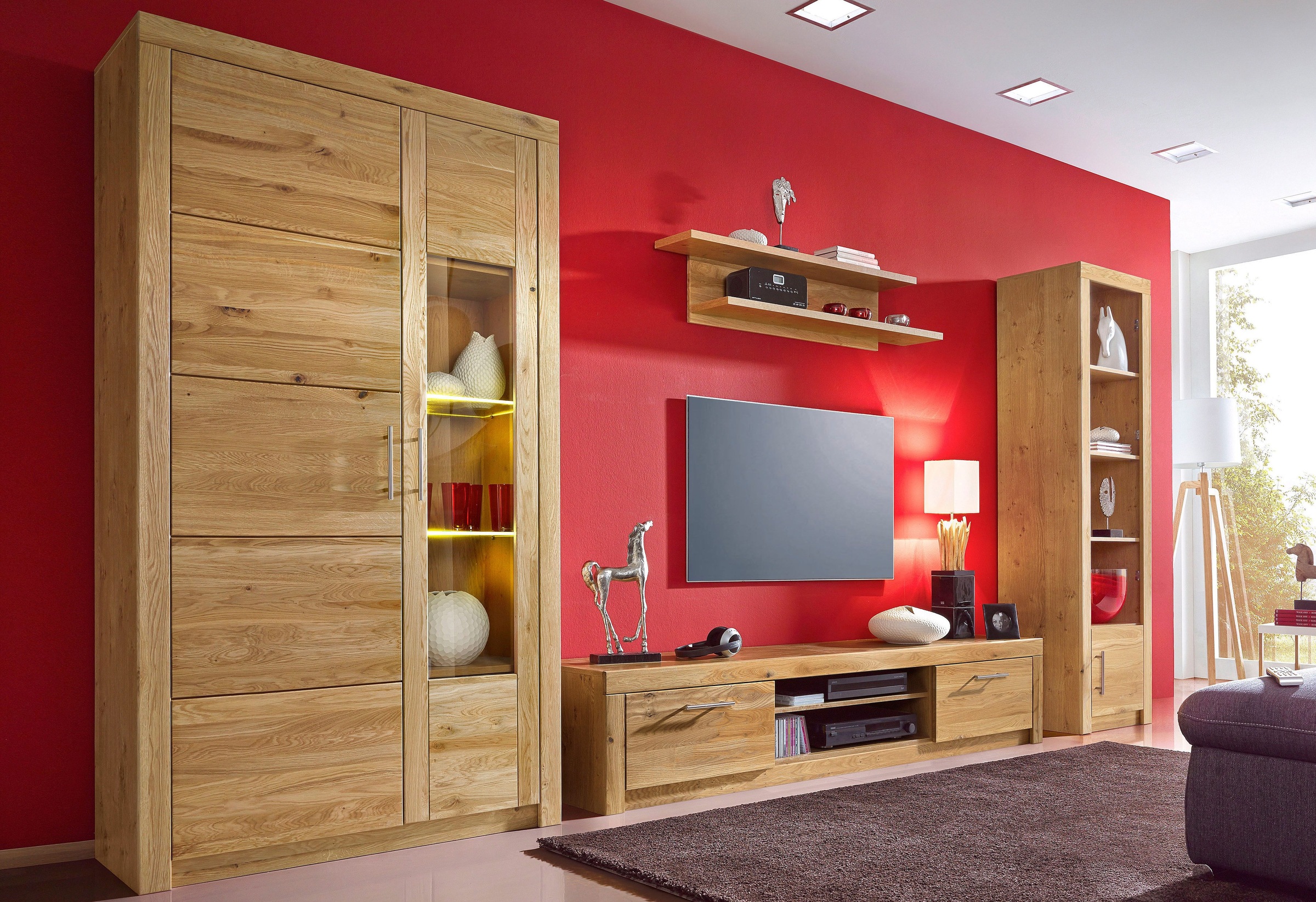 VOGL Möbelfabrik Wandregal "Toronto" mit 2 Ablagen günstig online kaufen