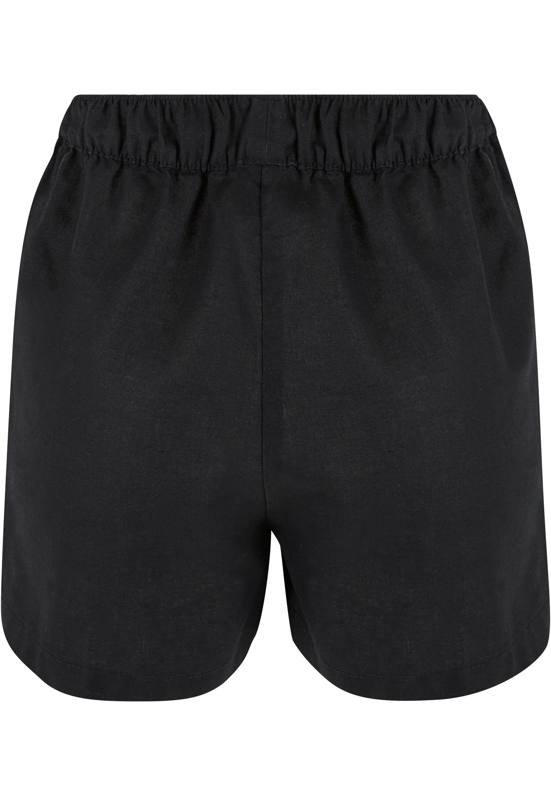 URBAN CLASSICS Shorts »Urban Classics Damen Ladies Linen Mixed Boxer Shorts«, (1 tlg.)