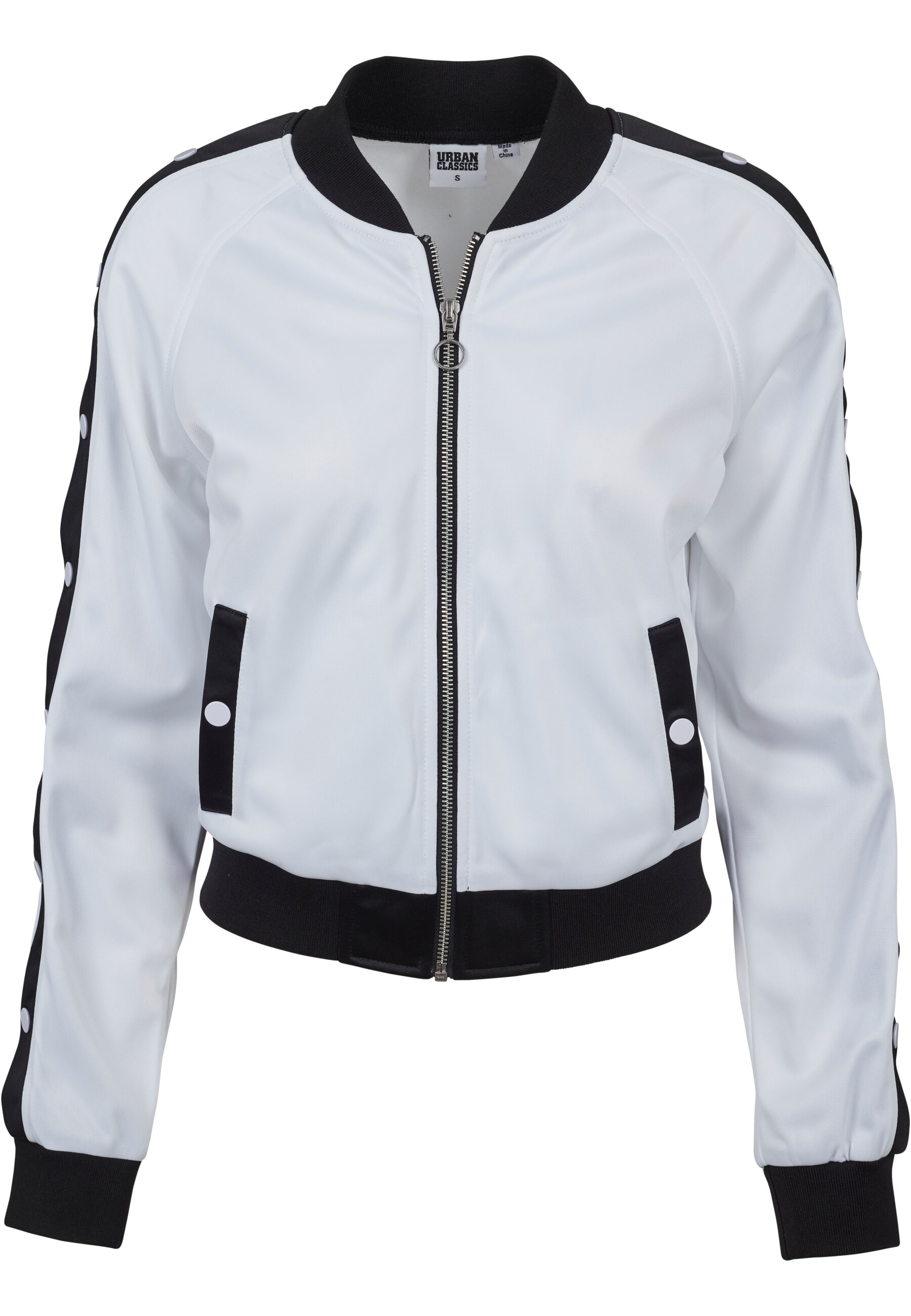 URBAN CLASSICS Track Ladies (1 St.), Kapuze Up BAUR | bestellen Jacket«, ohne Strickfleecejacke Button »Damen